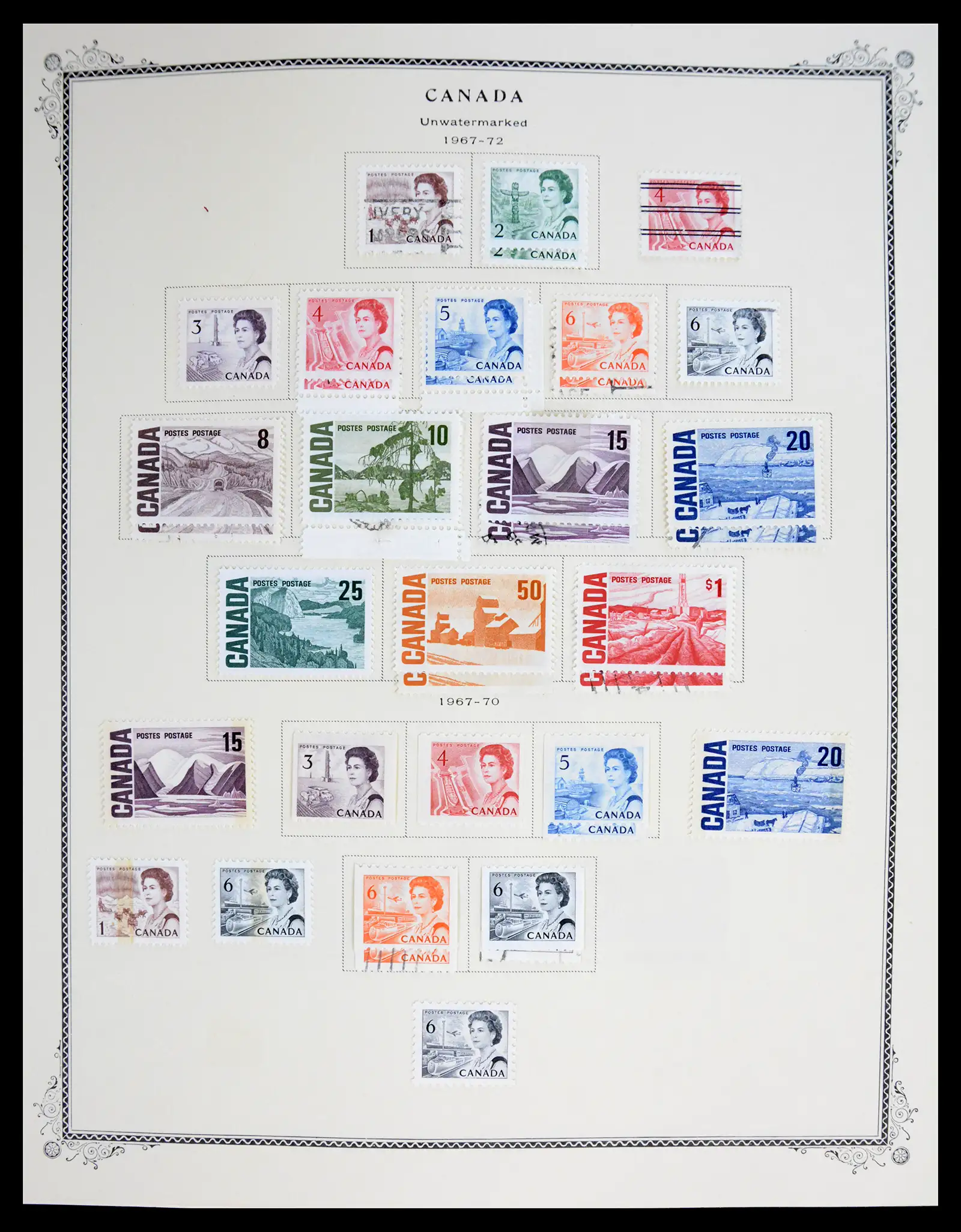 41030 0025 - Stamp collection 41030 Canada 1851-1992.