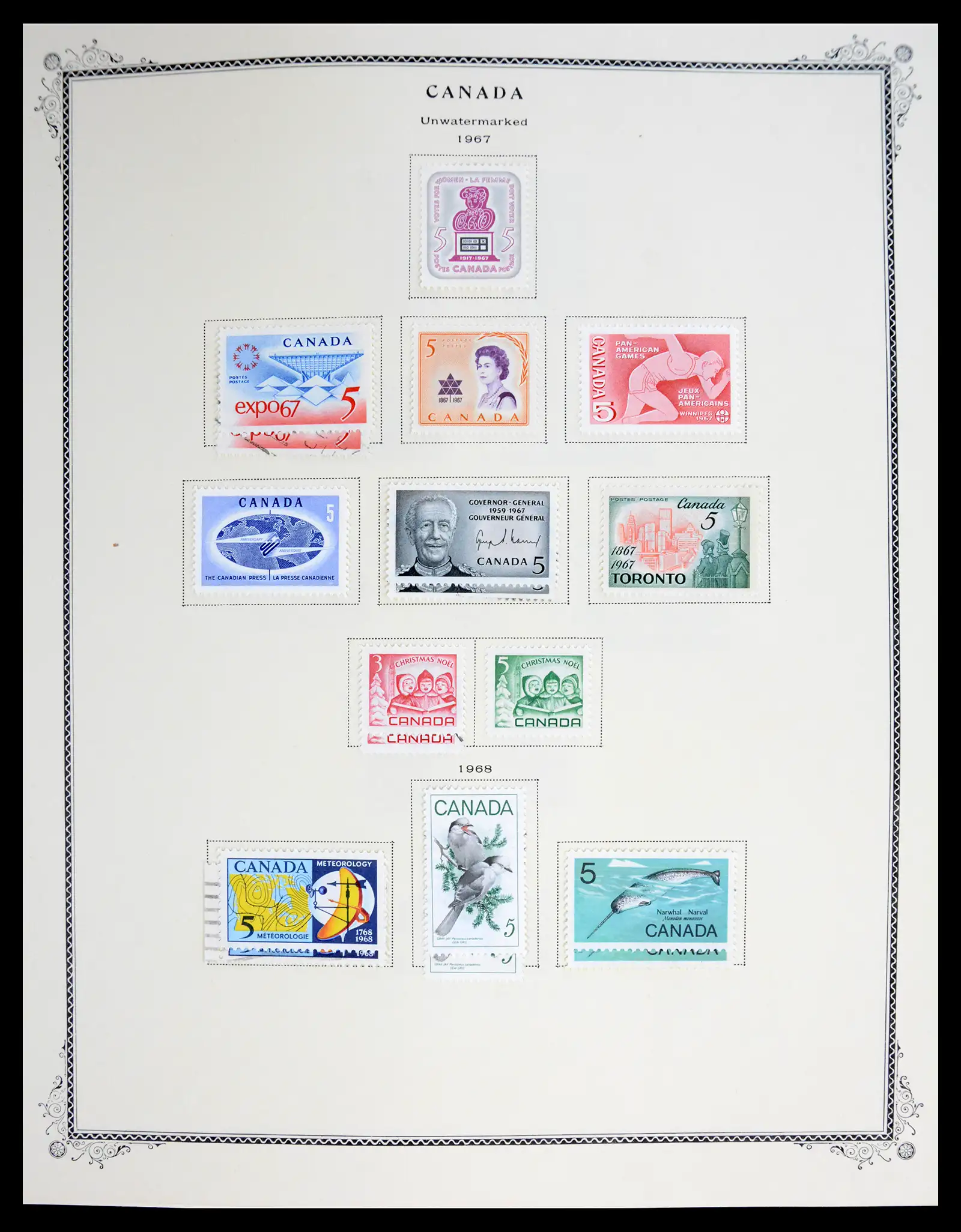 41030 0026 - Stamp collection 41030 Canada 1851-1992.