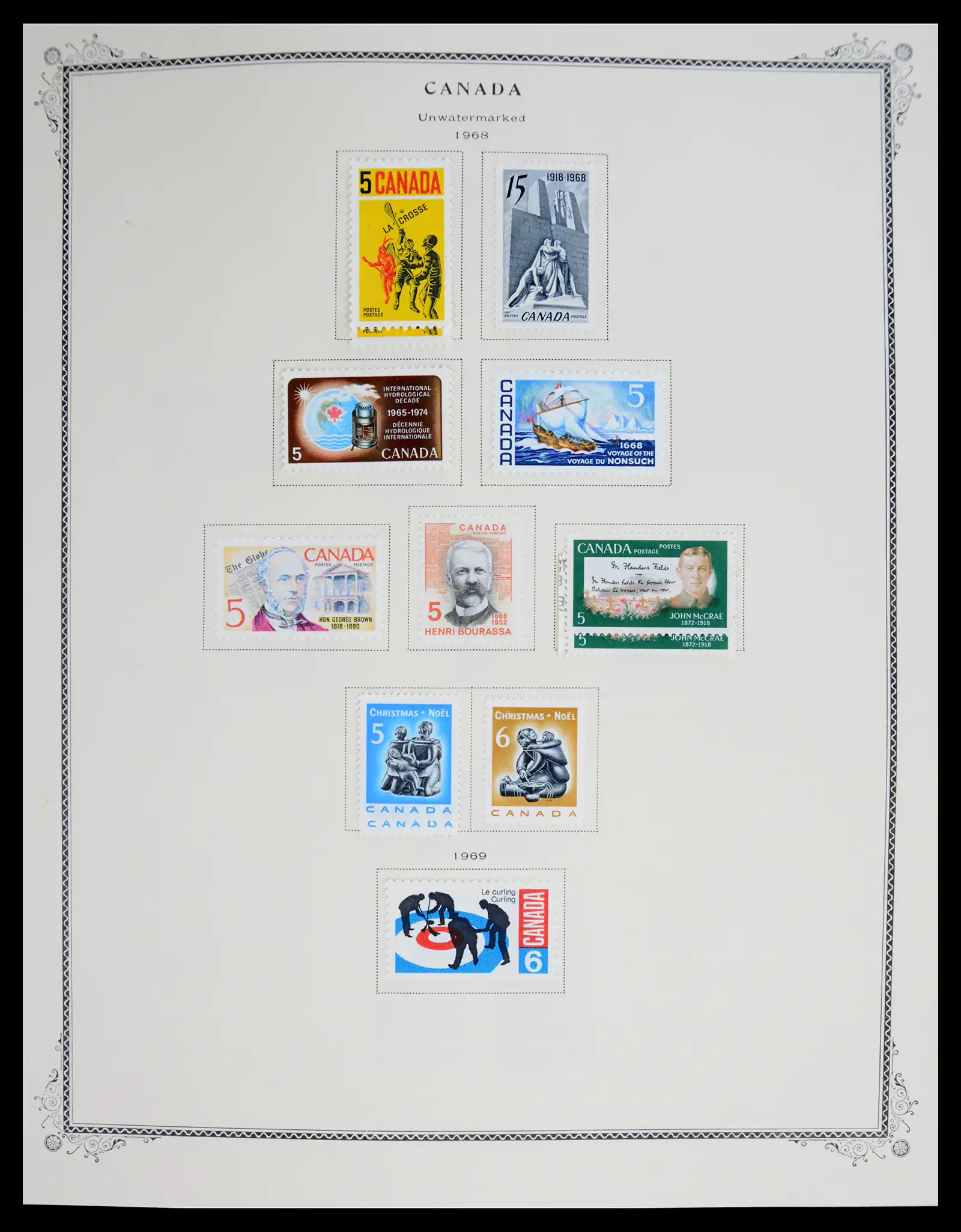 41030 0027 - Stamp collection 41030 Canada 1851-1992.