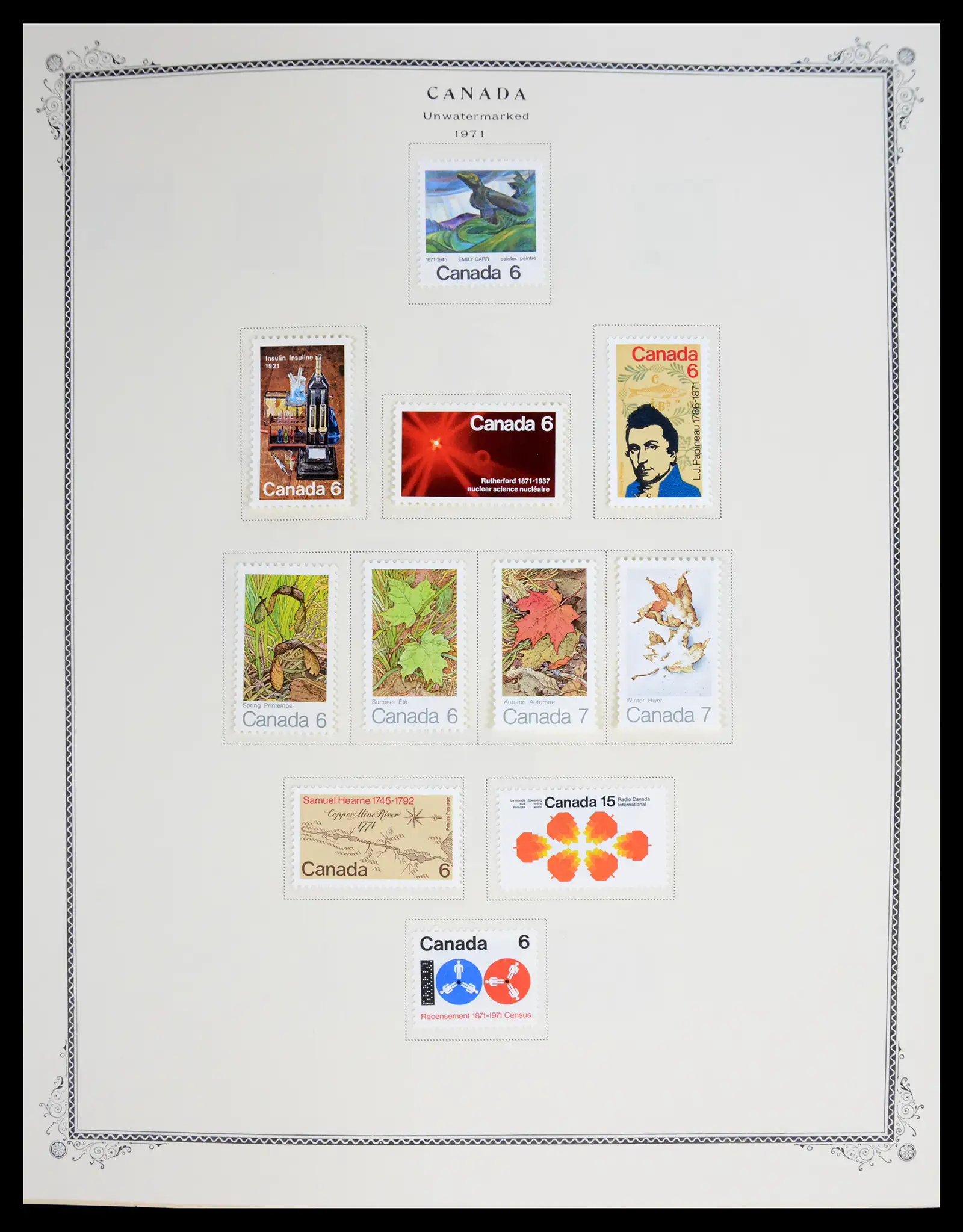 41030 0031 - Stamp collection 41030 Canada 1851-1992.