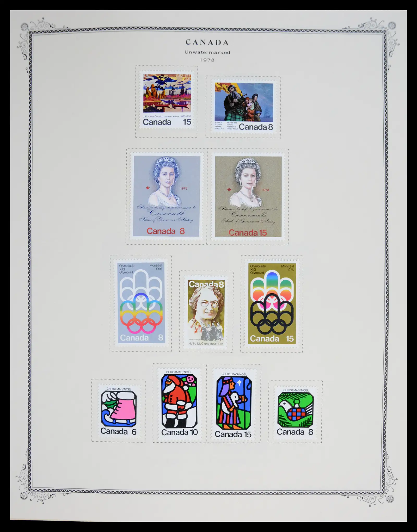 41030 0040 - Stamp collection 41030 Canada 1851-1992.