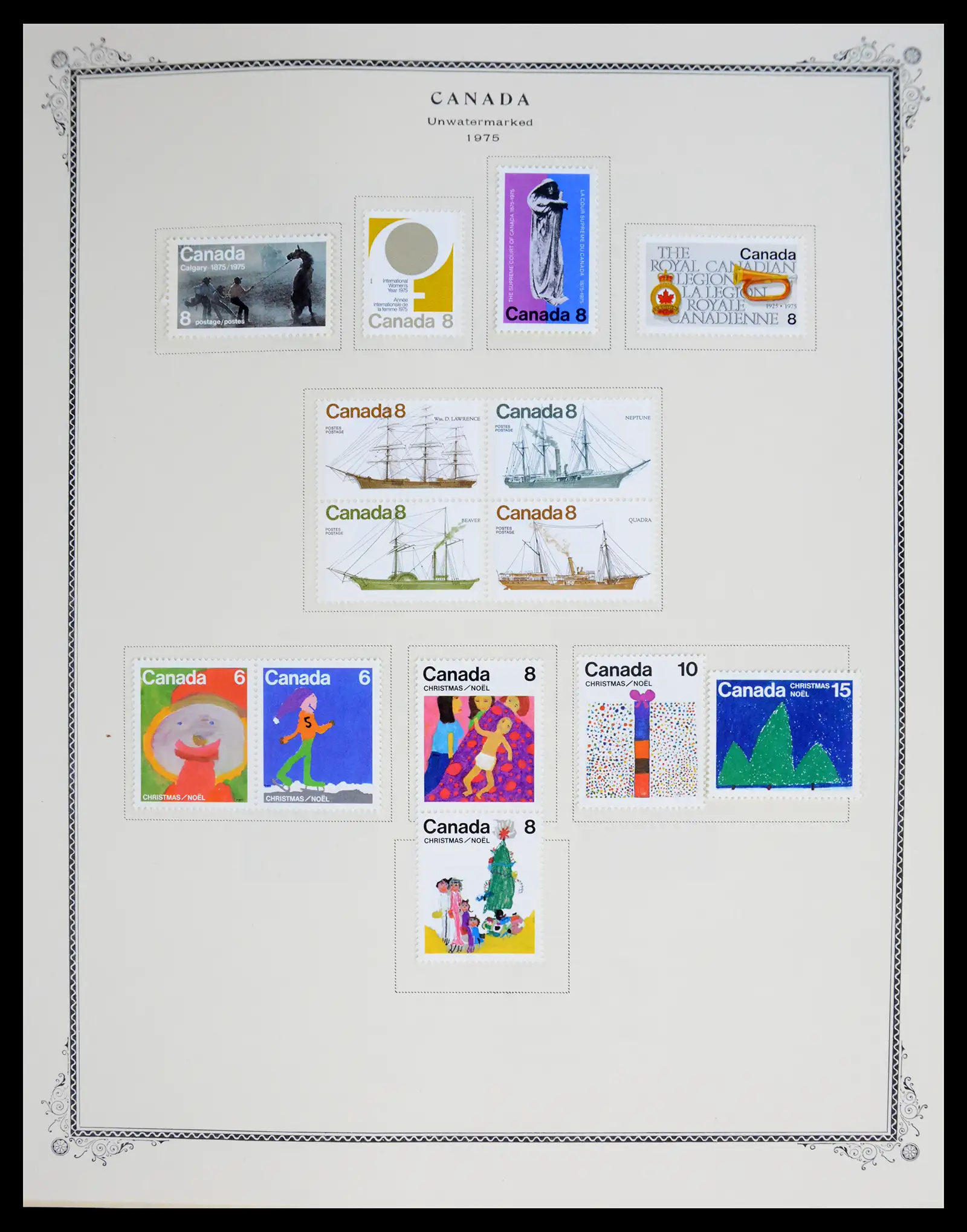 41030 0044 - Stamp collection 41030 Canada 1851-1992.