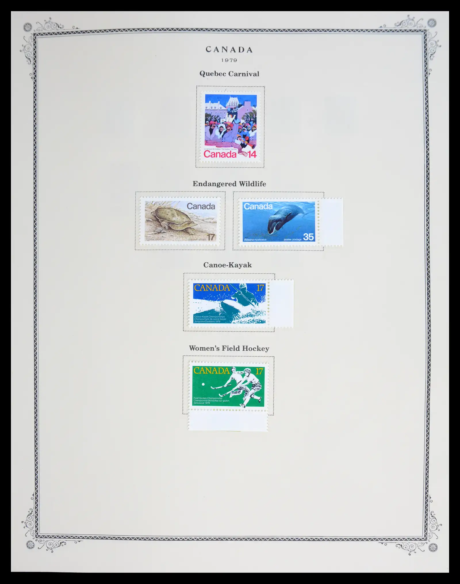 41030 0058 - Stamp collection 41030 Canada 1851-1992.