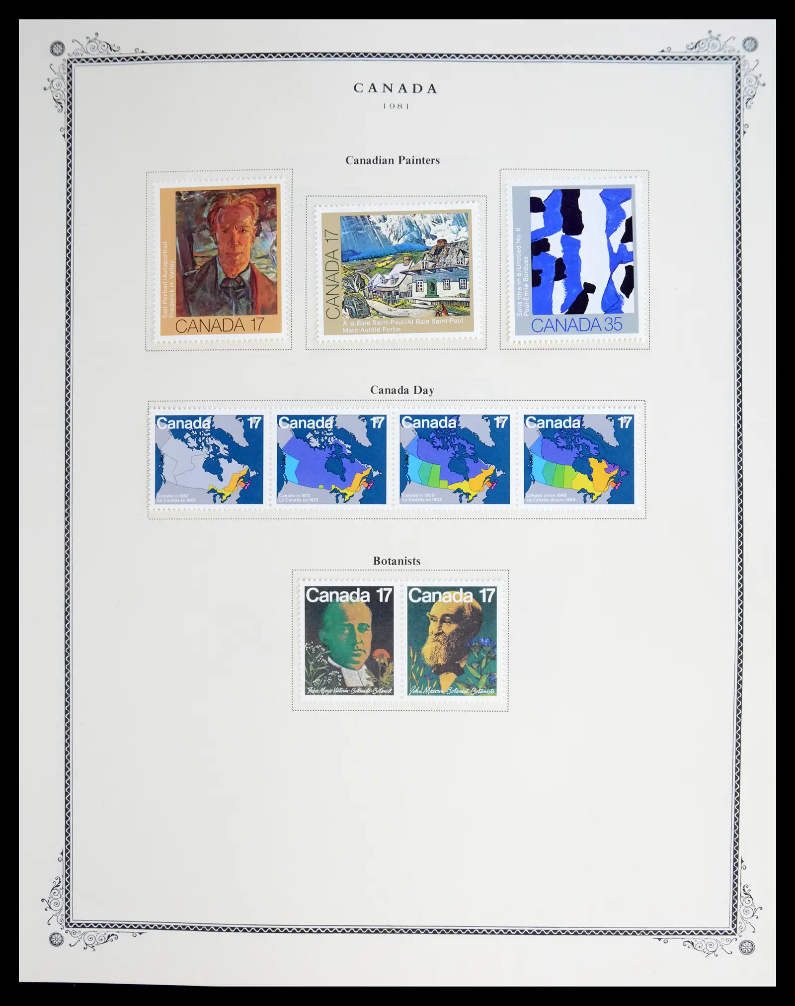41030 0071 - Stamp collection 41030 Canada 1851-1992.