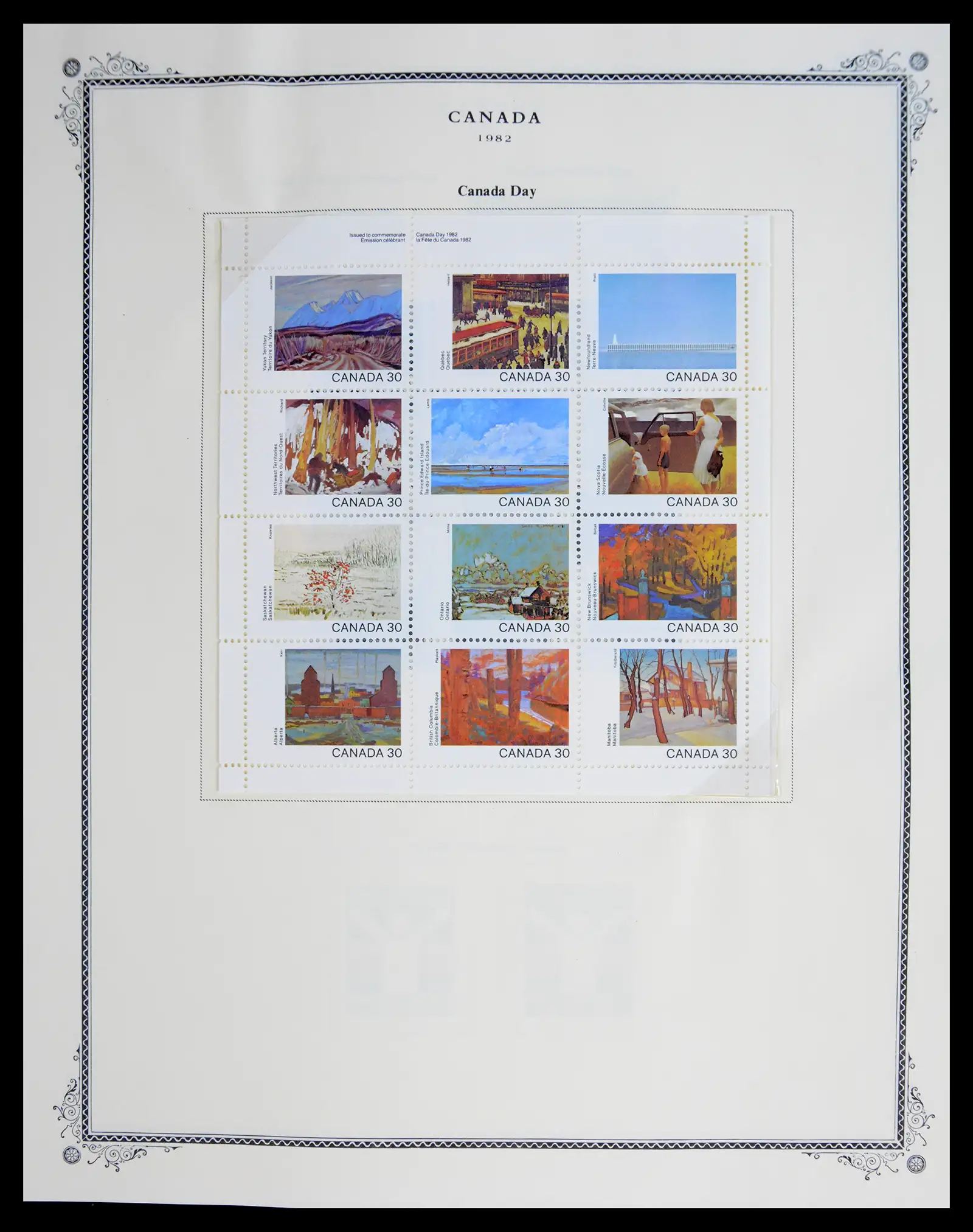 41030 0076 - Stamp collection 41030 Canada 1851-1992.