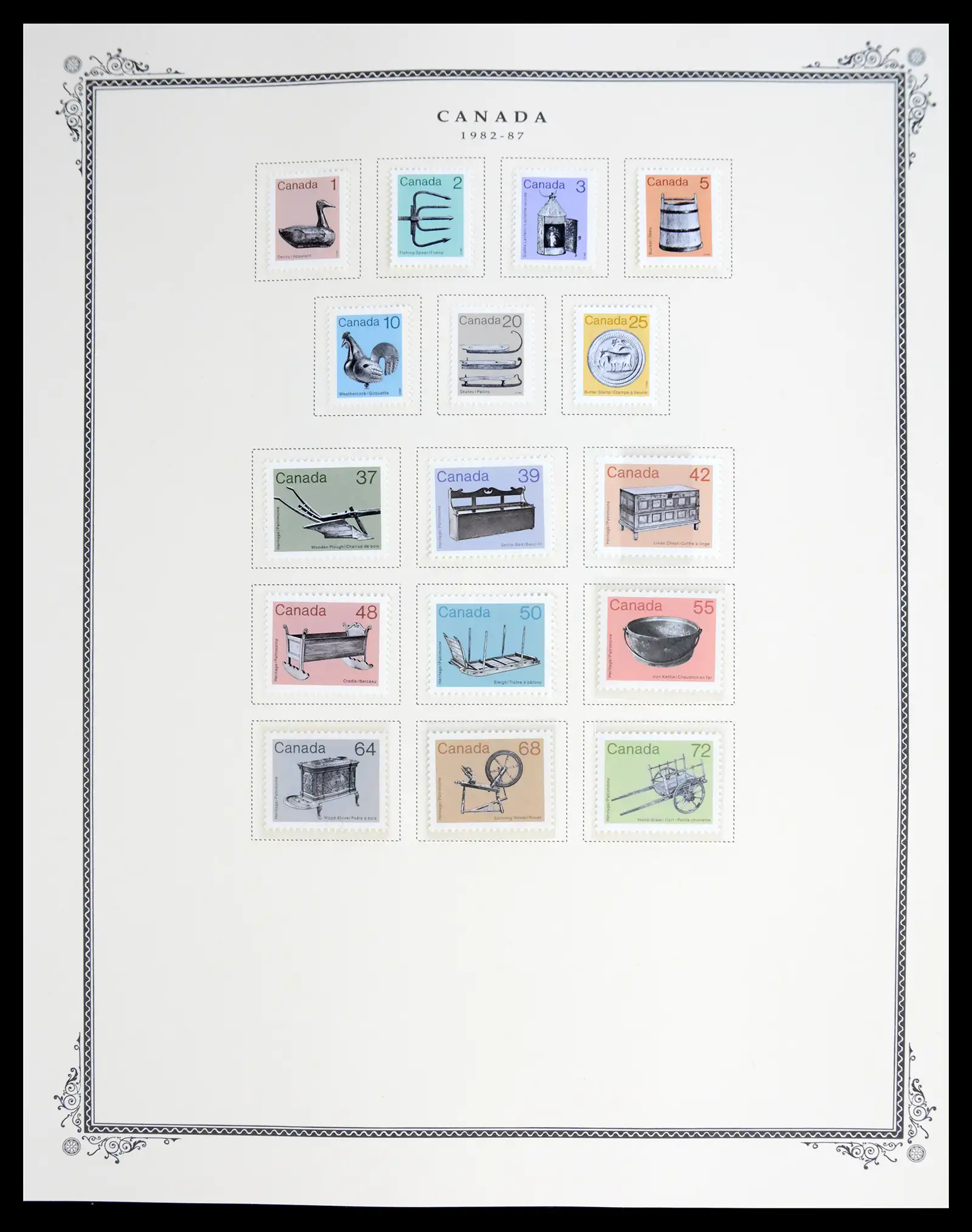 41030 0086 - Stamp collection 41030 Canada 1851-1992.