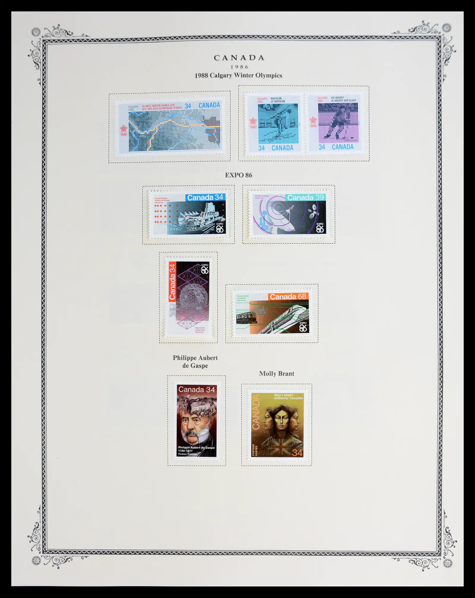 41030 0092 - Stamp collection 41030 Canada 1851-1992.