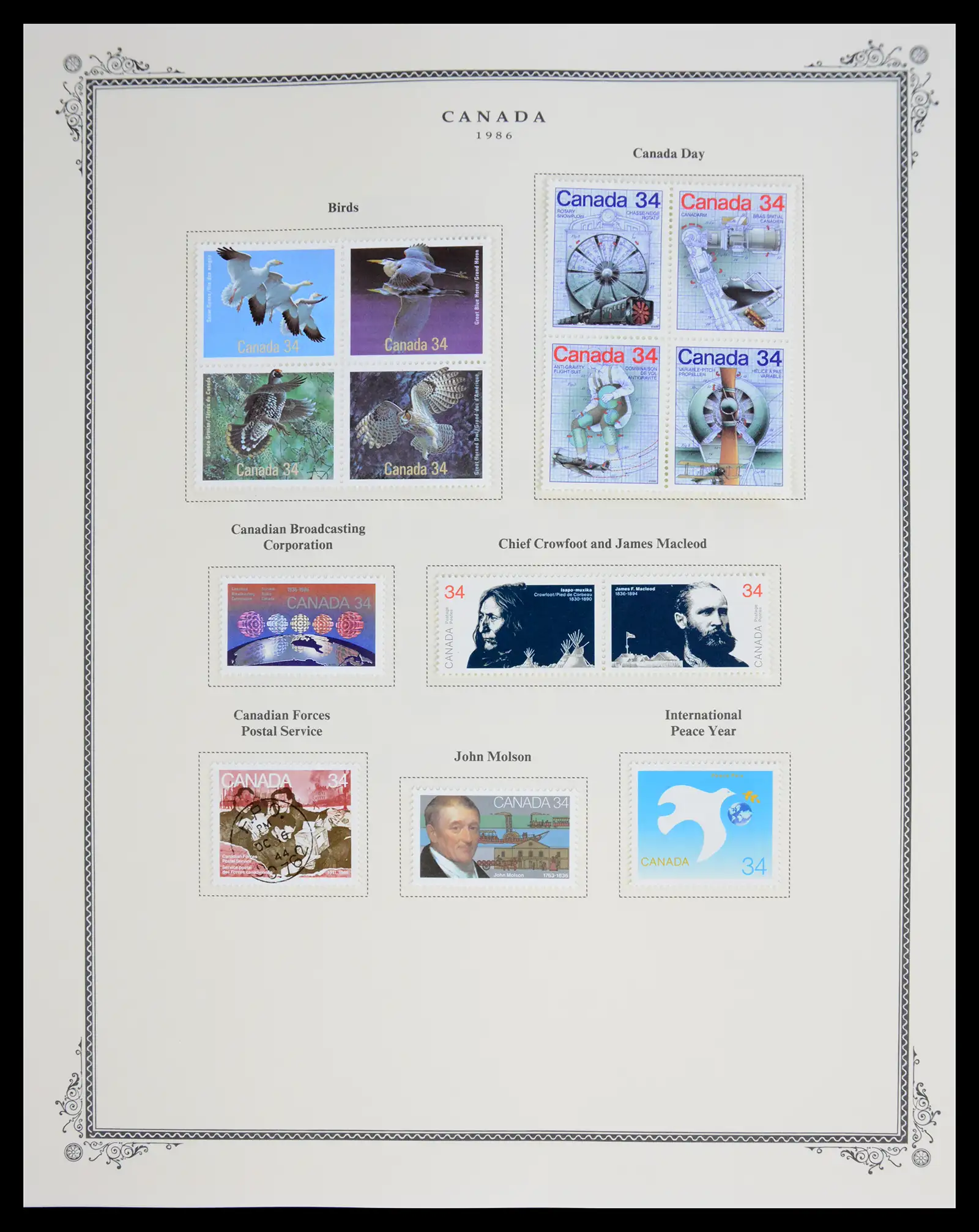 41030 0093 - Stamp collection 41030 Canada 1851-1992.