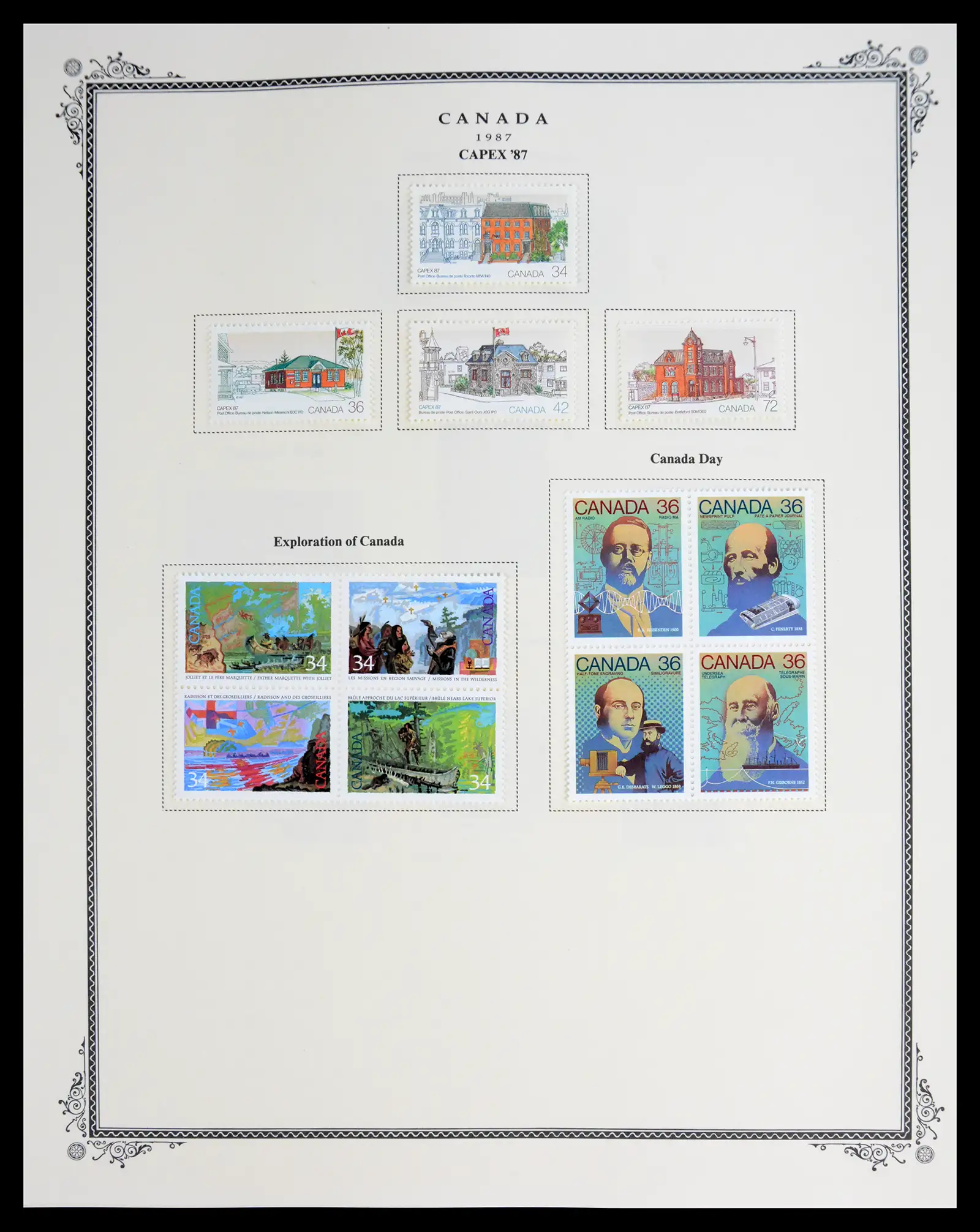 41030 0097 - Stamp collection 41030 Canada 1851-1992.