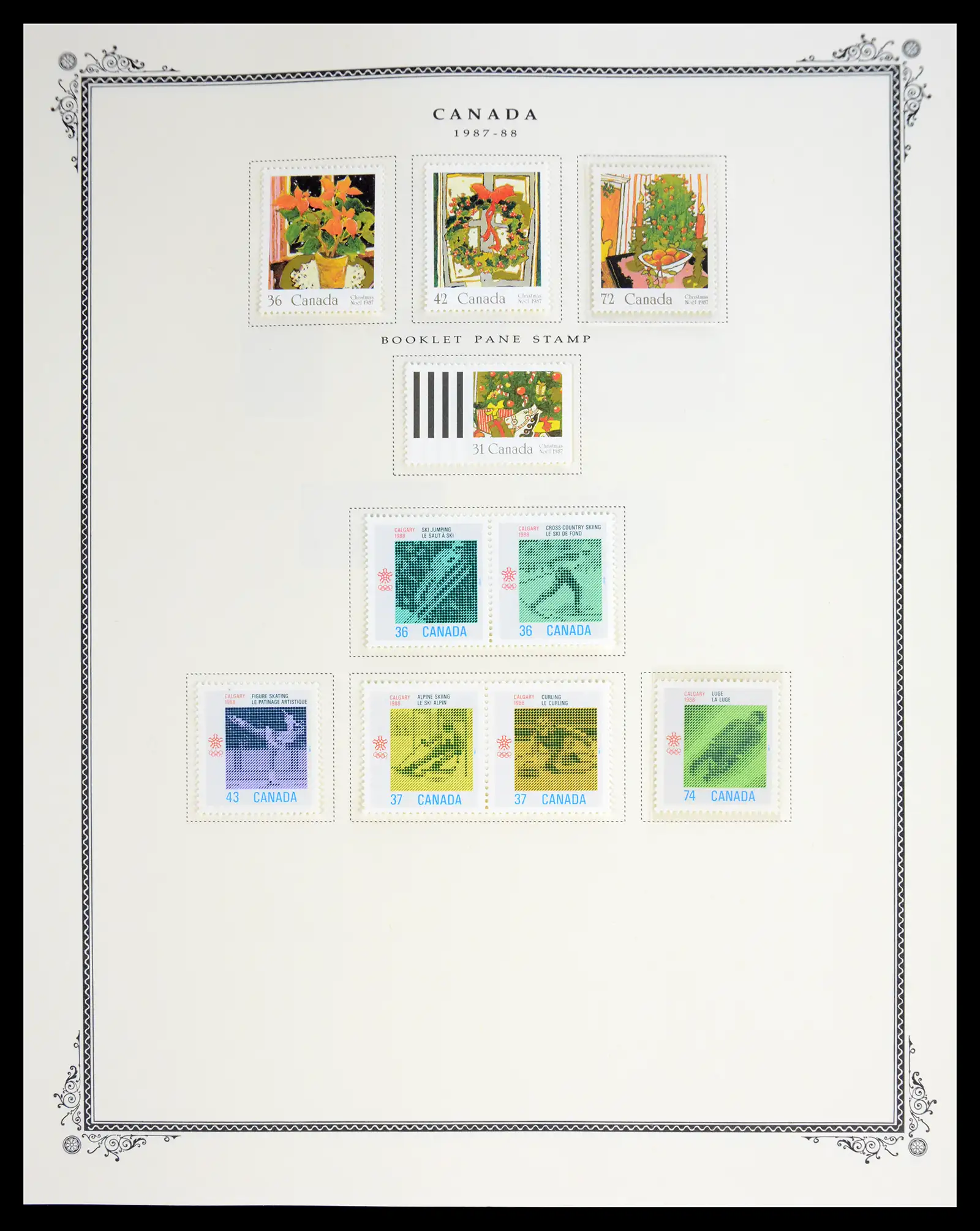 41030 0100 - Stamp collection 41030 Canada 1851-1992.