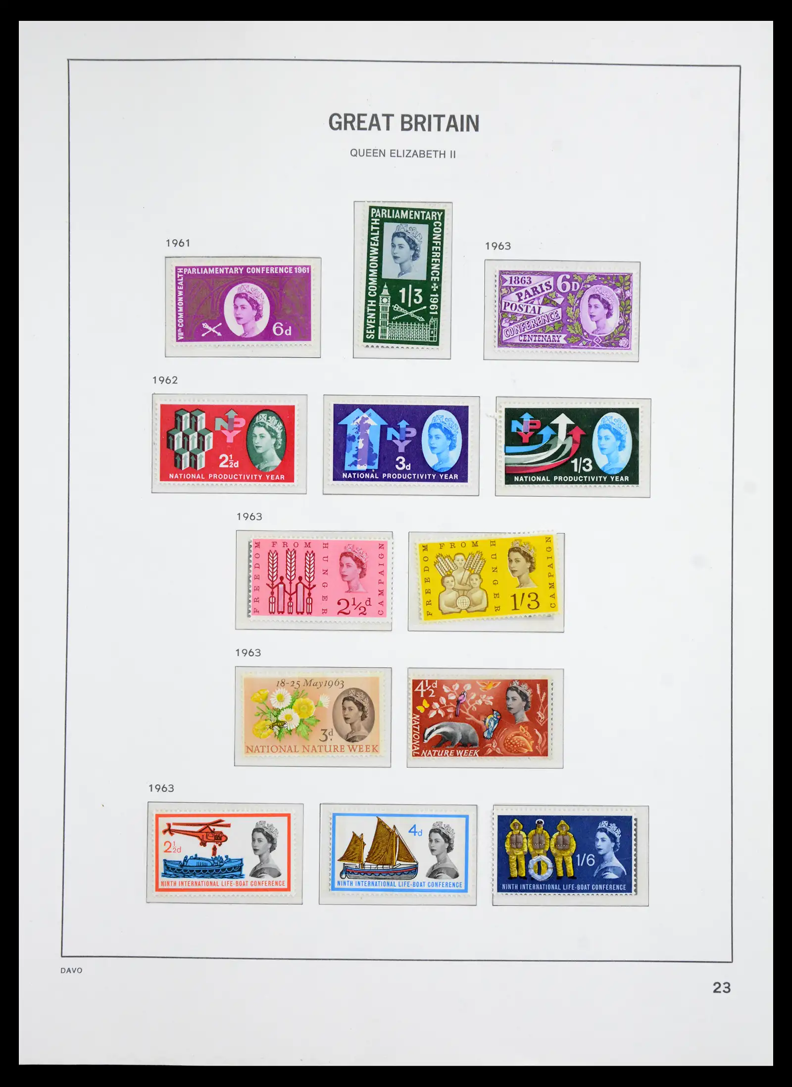 41035 0024 - Postzegelverzameling 41035 Engeland 1840-1970 SUPER verzameling.
