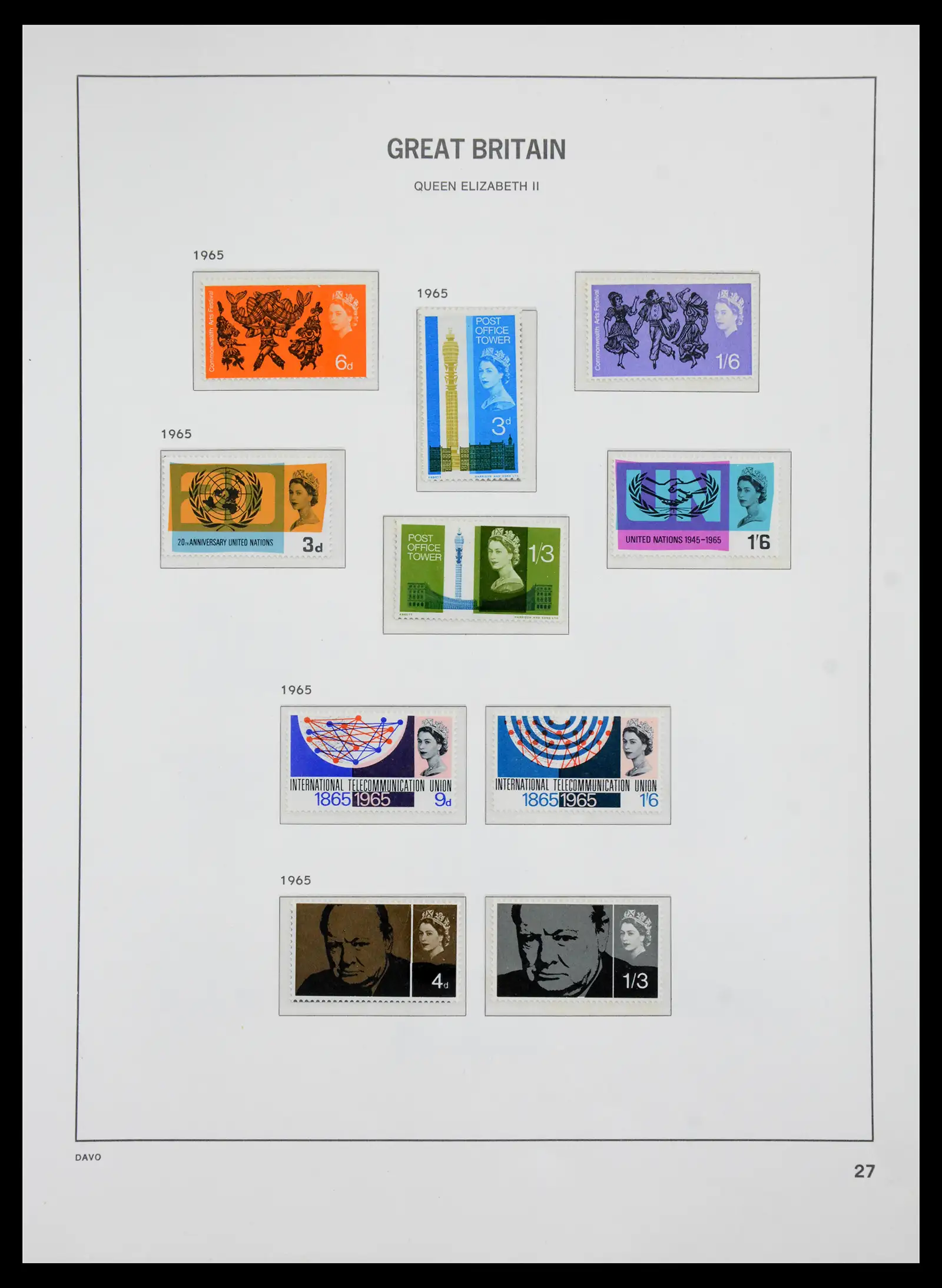 41035 0031 - Postzegelverzameling 41035 Engeland 1840-1970 SUPER verzameling.