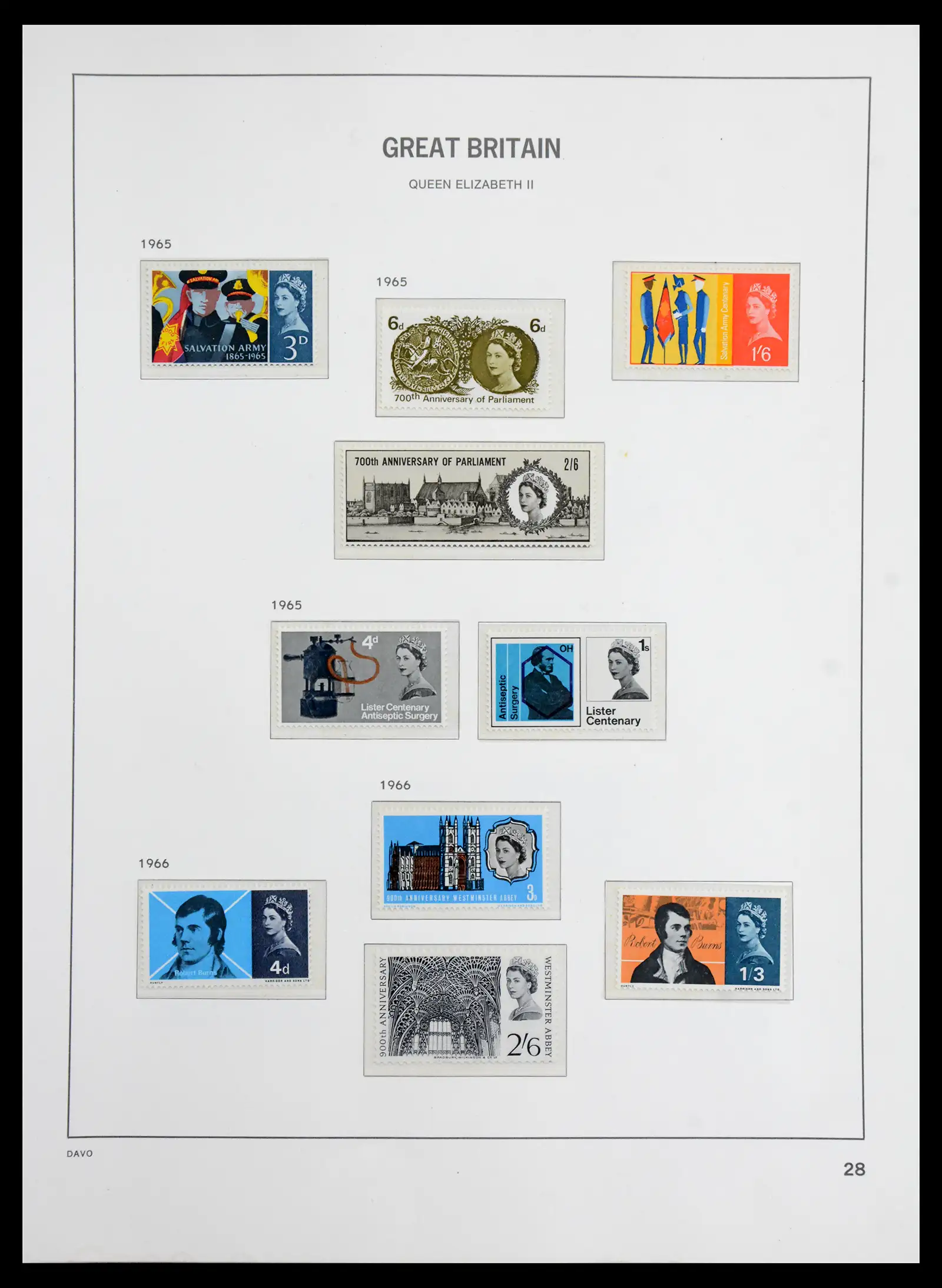 41035 0033 - Postzegelverzameling 41035 Engeland 1840-1970 SUPER verzameling.