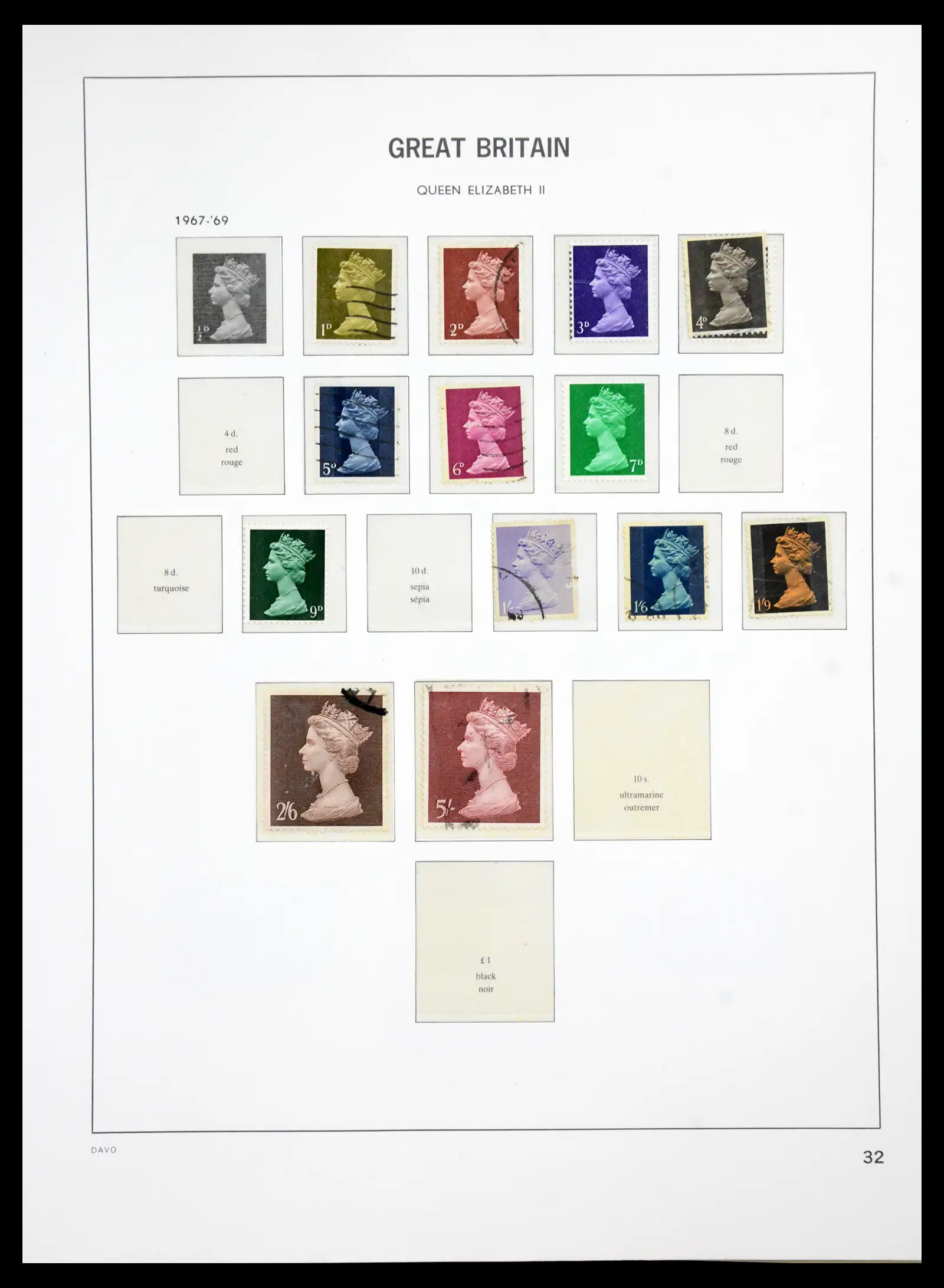41035 0041 - Postzegelverzameling 41035 Engeland 1840-1970 SUPER verzameling.