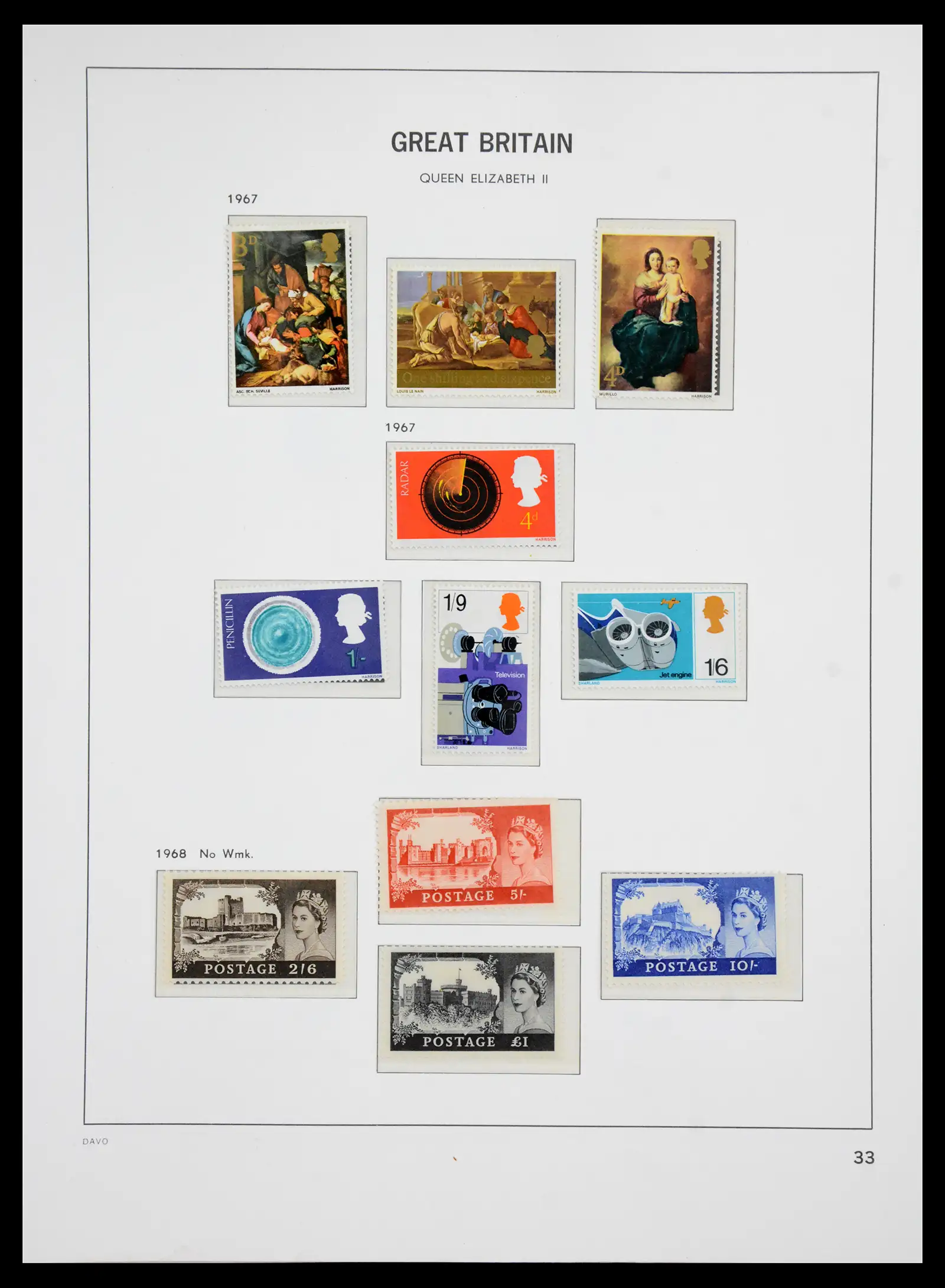 41035 0042 - Postzegelverzameling 41035 Engeland 1840-1970 SUPER verzameling.