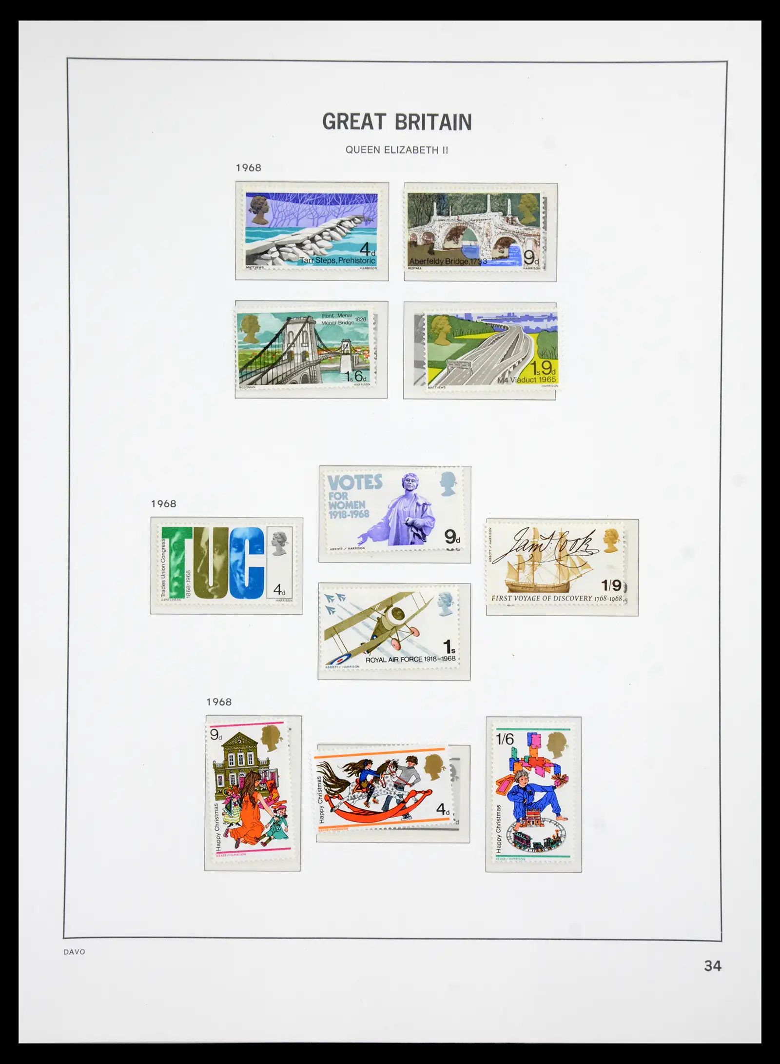 41035 0043 - Postzegelverzameling 41035 Engeland 1840-1970 SUPER verzameling.