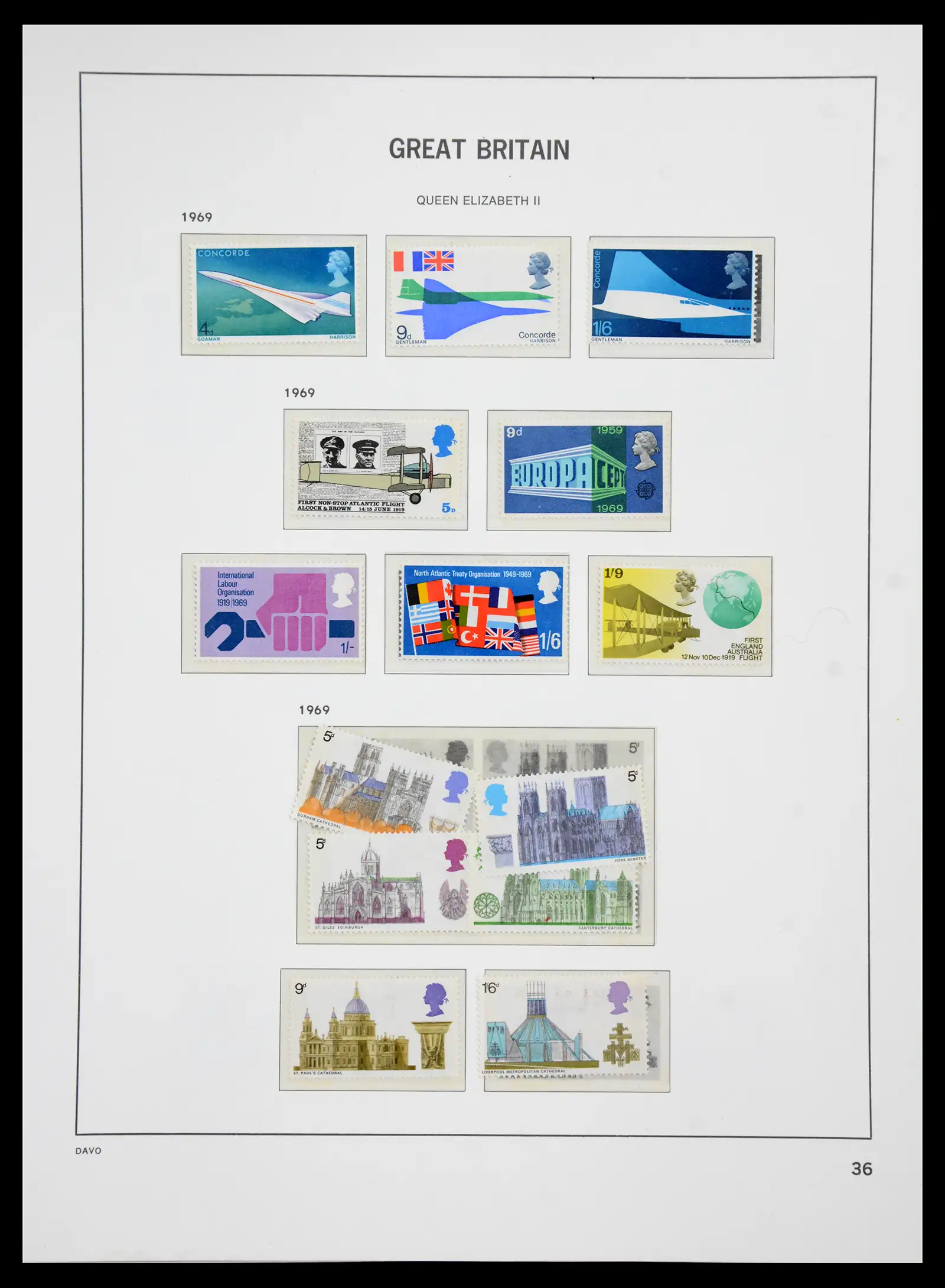 41035 0045 - Postzegelverzameling 41035 Engeland 1840-1970 SUPER verzameling.