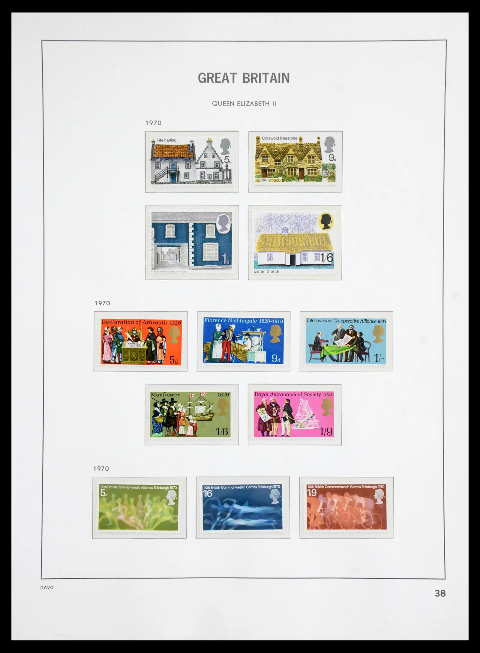 41035 0047 - Postzegelverzameling 41035 Engeland 1840-1970 SUPER verzameling.