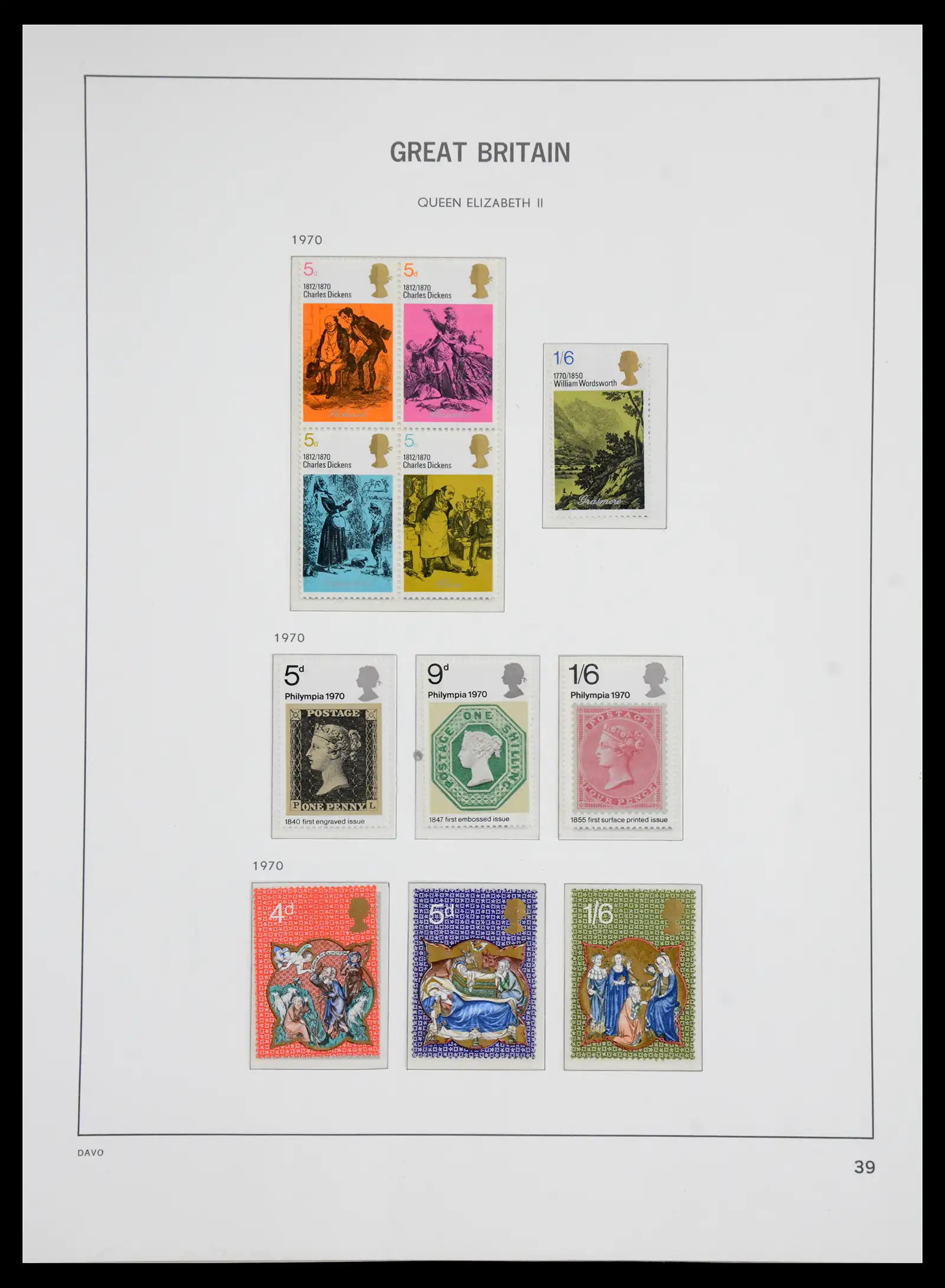 41035 0048 - Postzegelverzameling 41035 Engeland 1840-1970 SUPER verzameling.