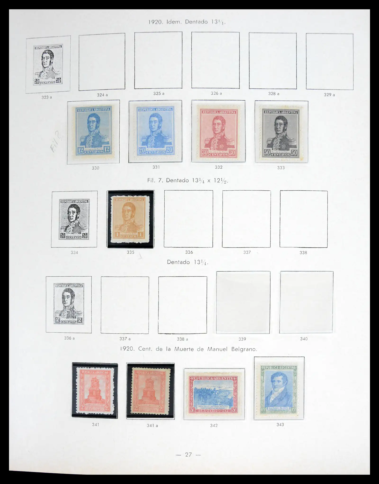 41040 0026 - Stamp collection 41040 Argentina 1856-1998.