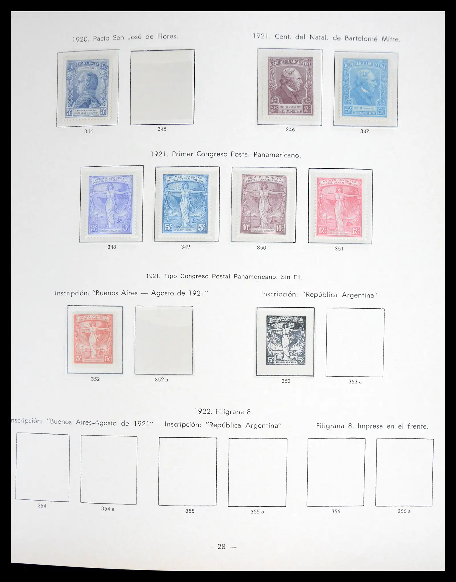 41040 0027 - Stamp collection 41040 Argentina 1856-1998.
