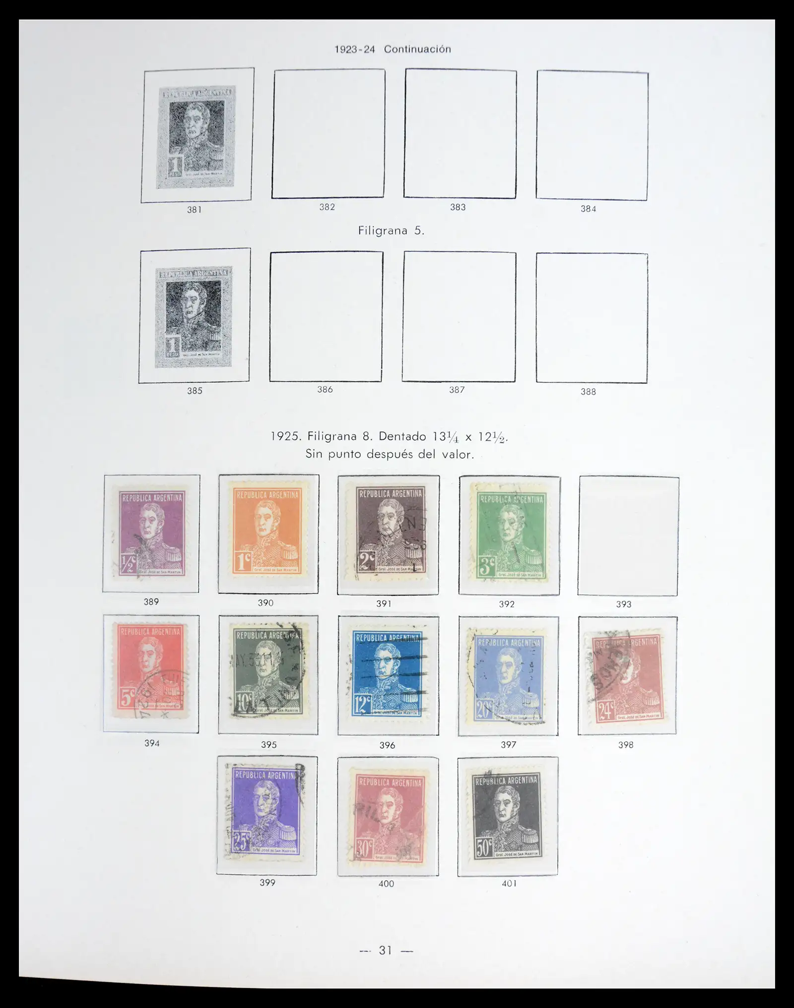 41040 0029 - Stamp collection 41040 Argentina 1856-1998.