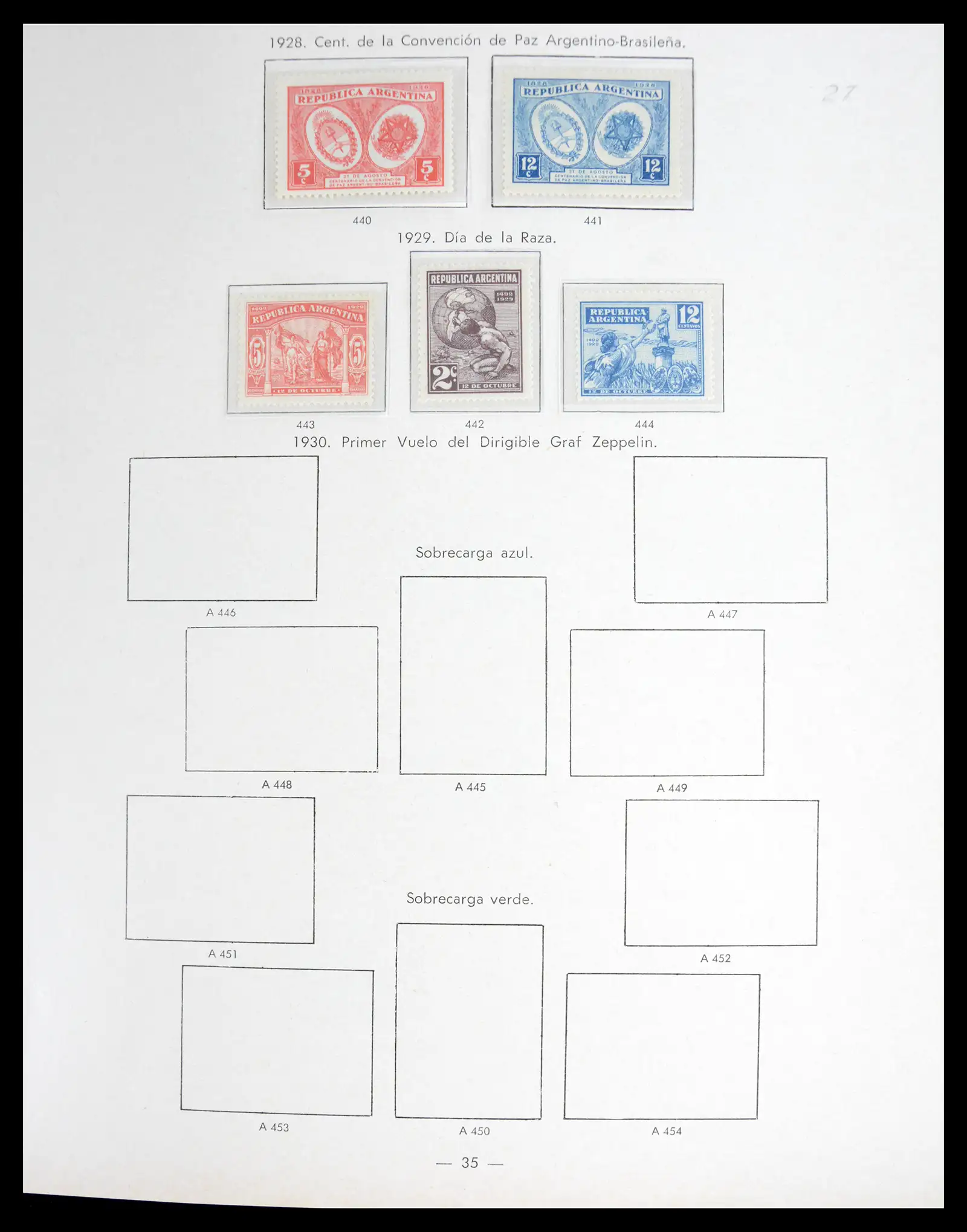 41040 0032 - Stamp collection 41040 Argentina 1856-1998.
