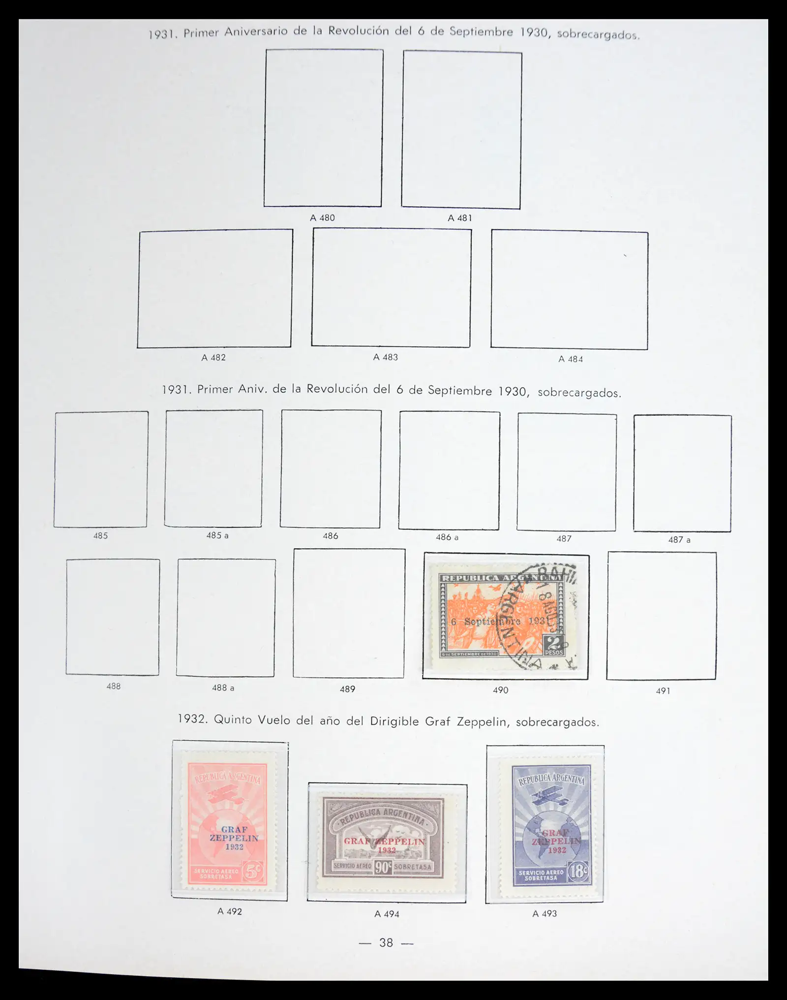41040 0035 - Stamp collection 41040 Argentina 1856-1998.