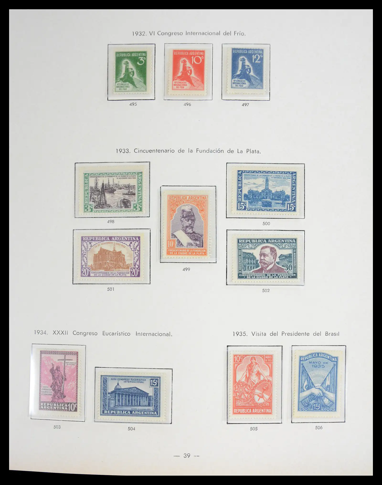 41040 0036 - Stamp collection 41040 Argentina 1856-1998.
