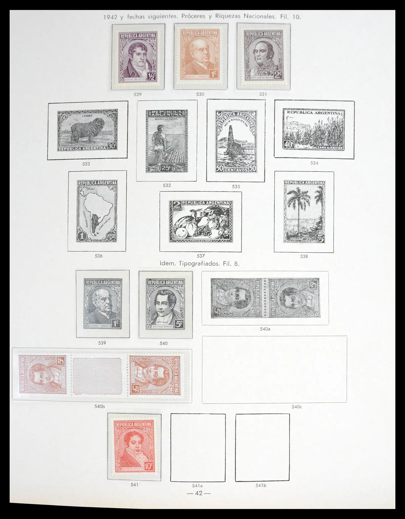 41040 0039 - Stamp collection 41040 Argentina 1856-1998.