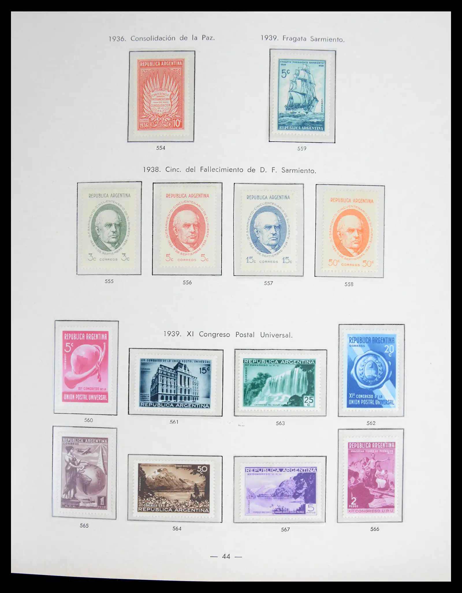41040 0041 - Stamp collection 41040 Argentina 1856-1998.