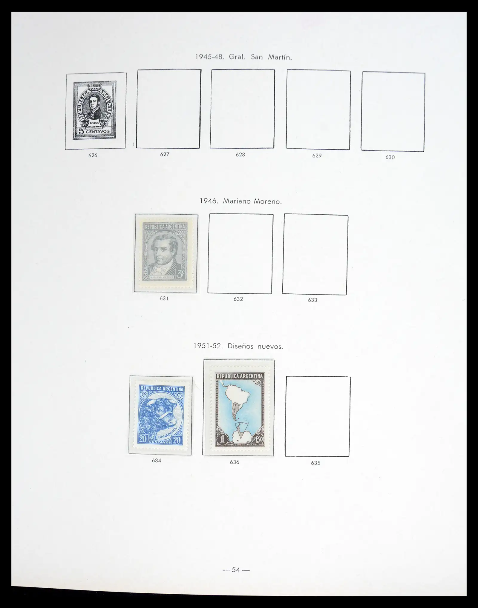41040 0049 - Stamp collection 41040 Argentina 1856-1998.