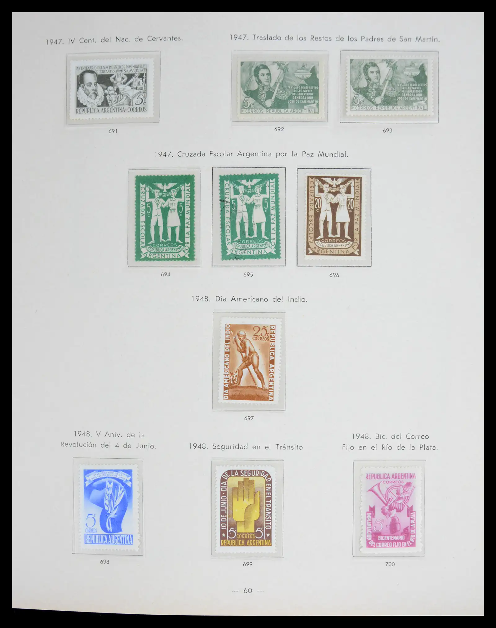 41040 0055 - Stamp collection 41040 Argentina 1856-1998.