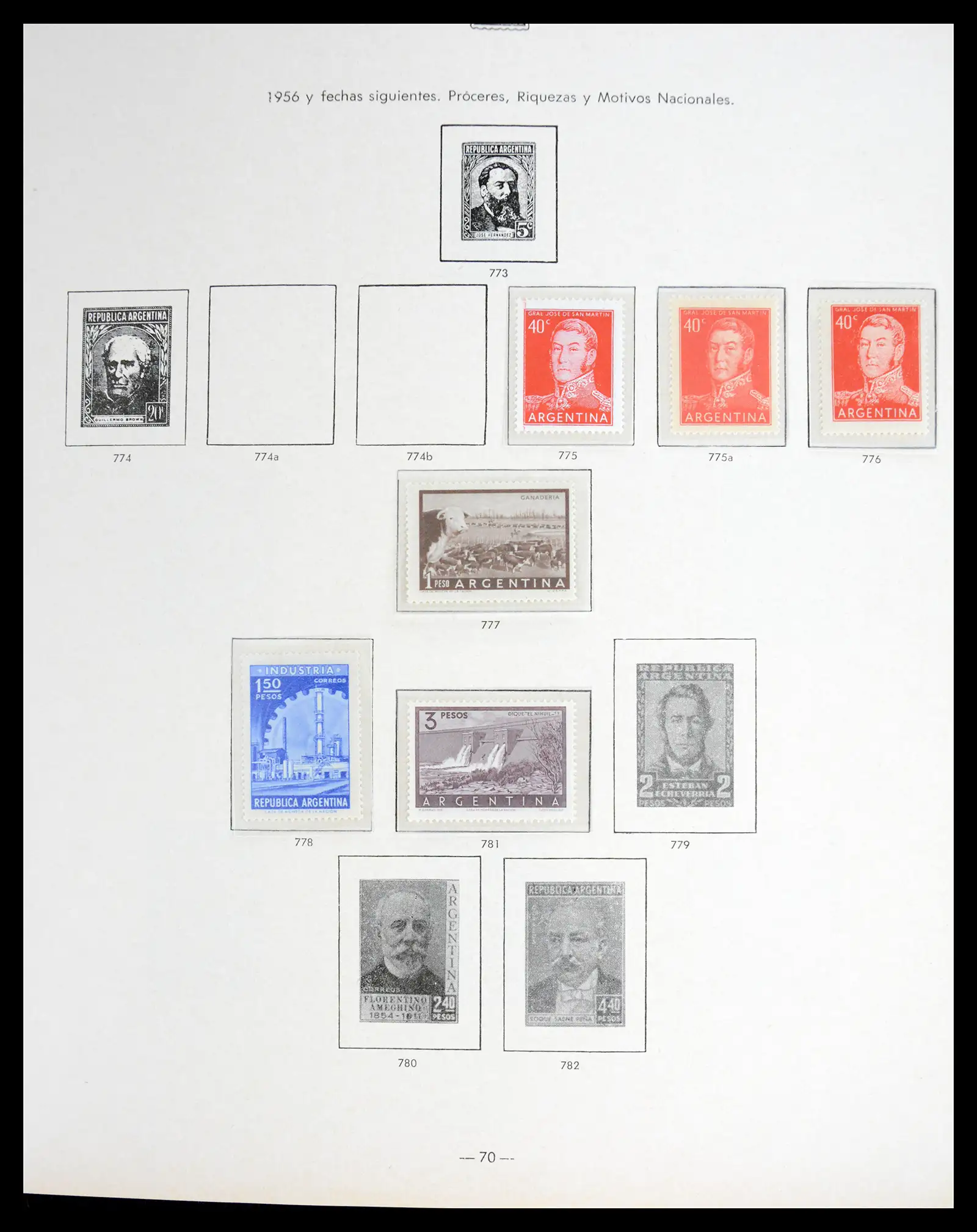 41040 0066 - Stamp collection 41040 Argentina 1856-1998.
