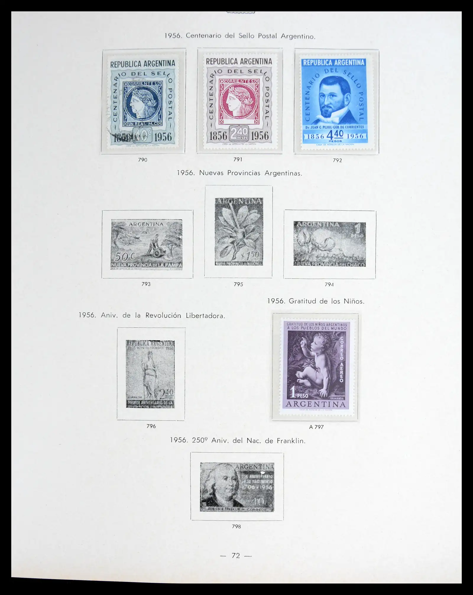 41040 0068 - Stamp collection 41040 Argentina 1856-1998.