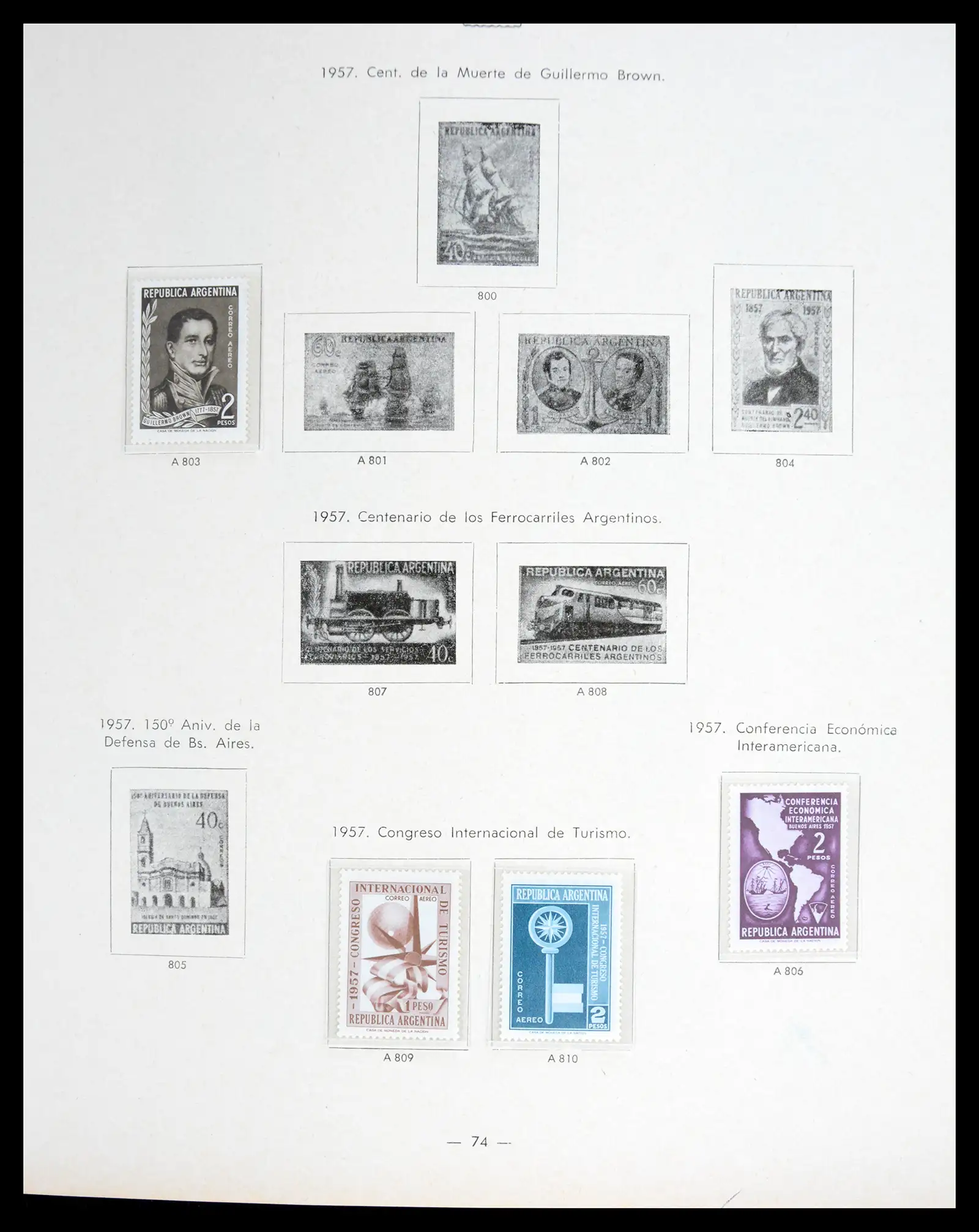 41040 0070 - Stamp collection 41040 Argentina 1856-1998.