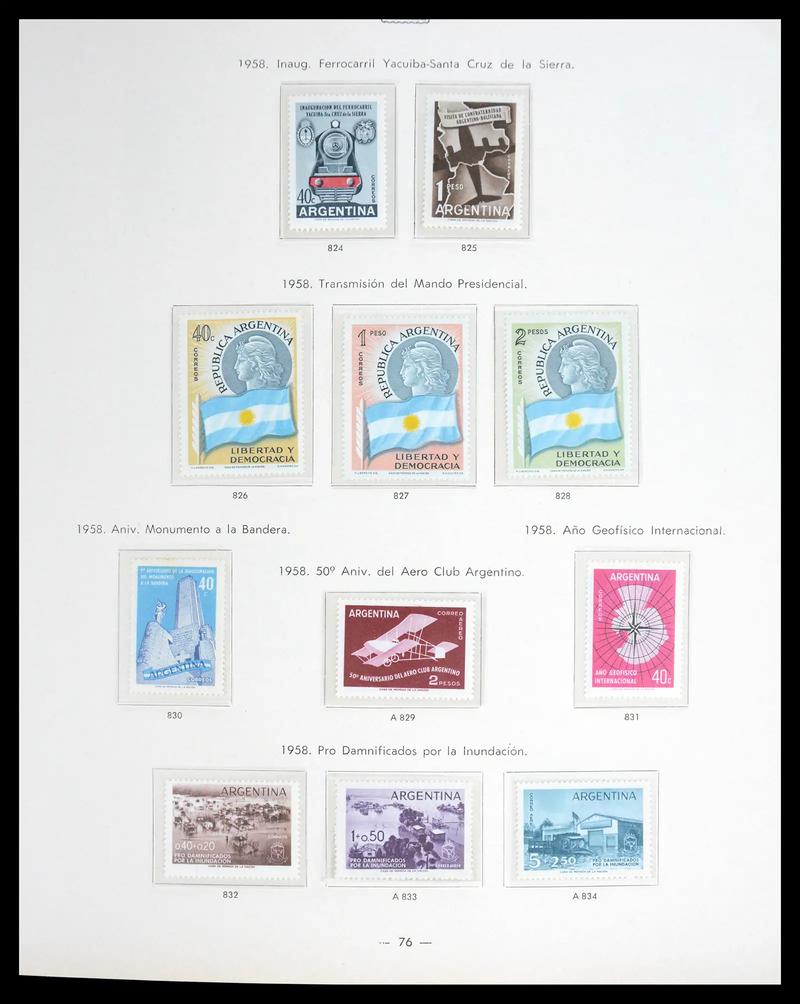 41040 0072 - Stamp collection 41040 Argentina 1856-1998.