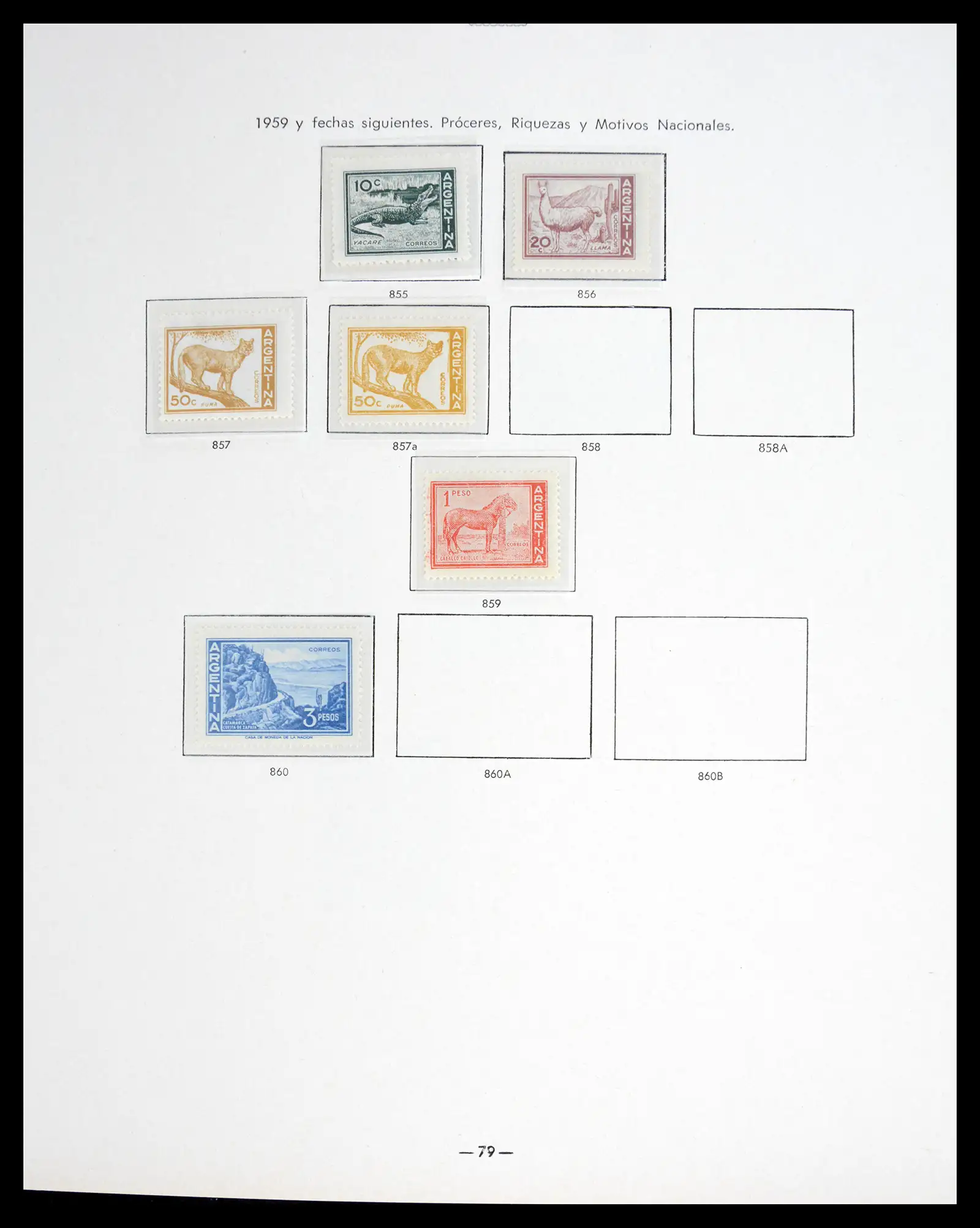 41040 0076 - Stamp collection 41040 Argentina 1856-1998.