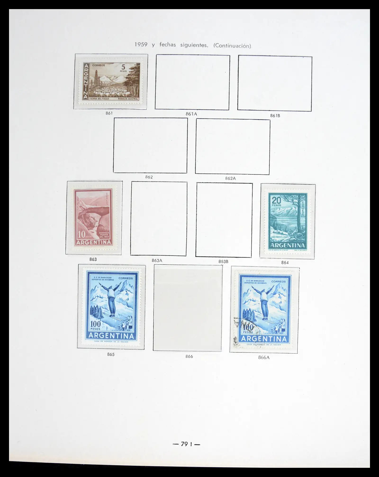 41040 0077 - Stamp collection 41040 Argentina 1856-1998.