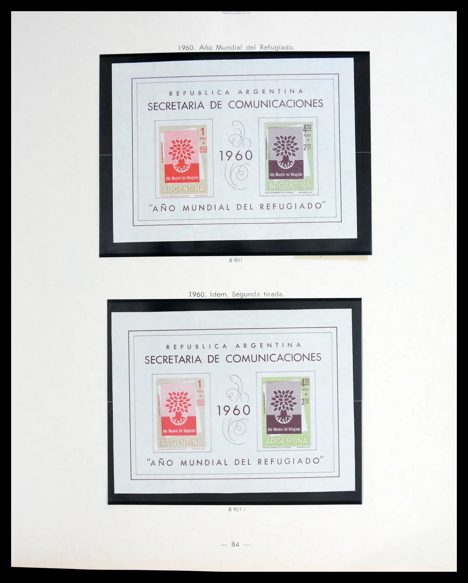 41040 0081 - Stamp collection 41040 Argentina 1856-1998.