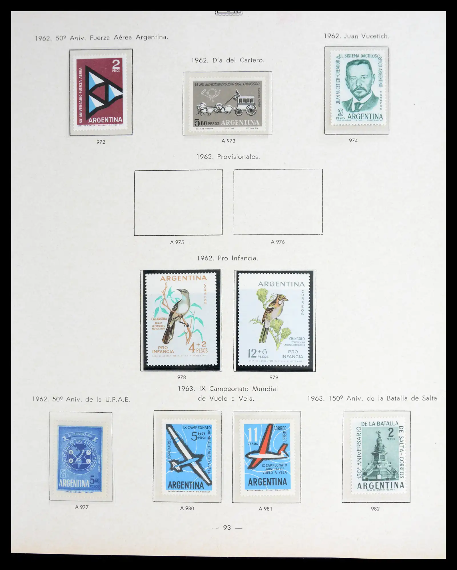 41040 0091 - Stamp collection 41040 Argentina 1856-1998.