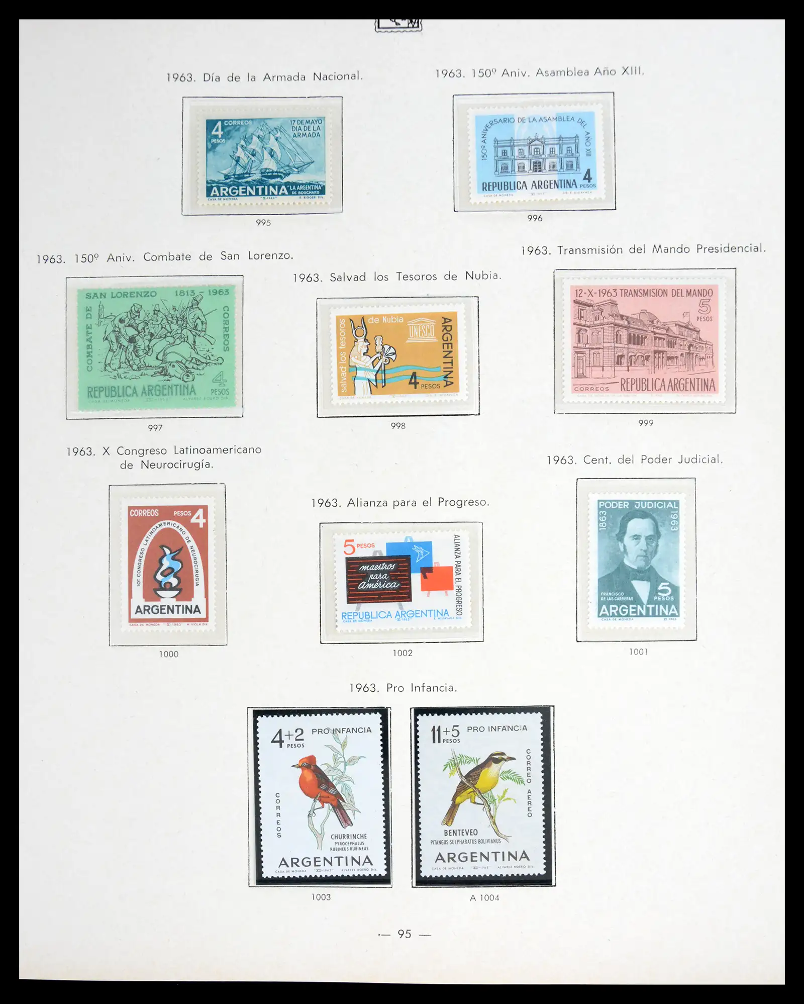 41040 0094 - Stamp collection 41040 Argentina 1856-1998.