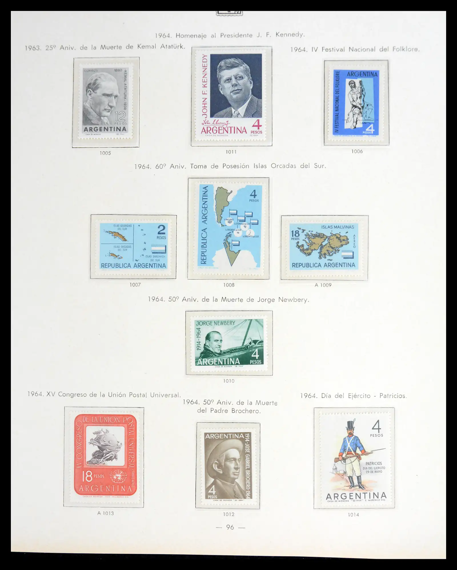 41040 0095 - Stamp collection 41040 Argentina 1856-1998.
