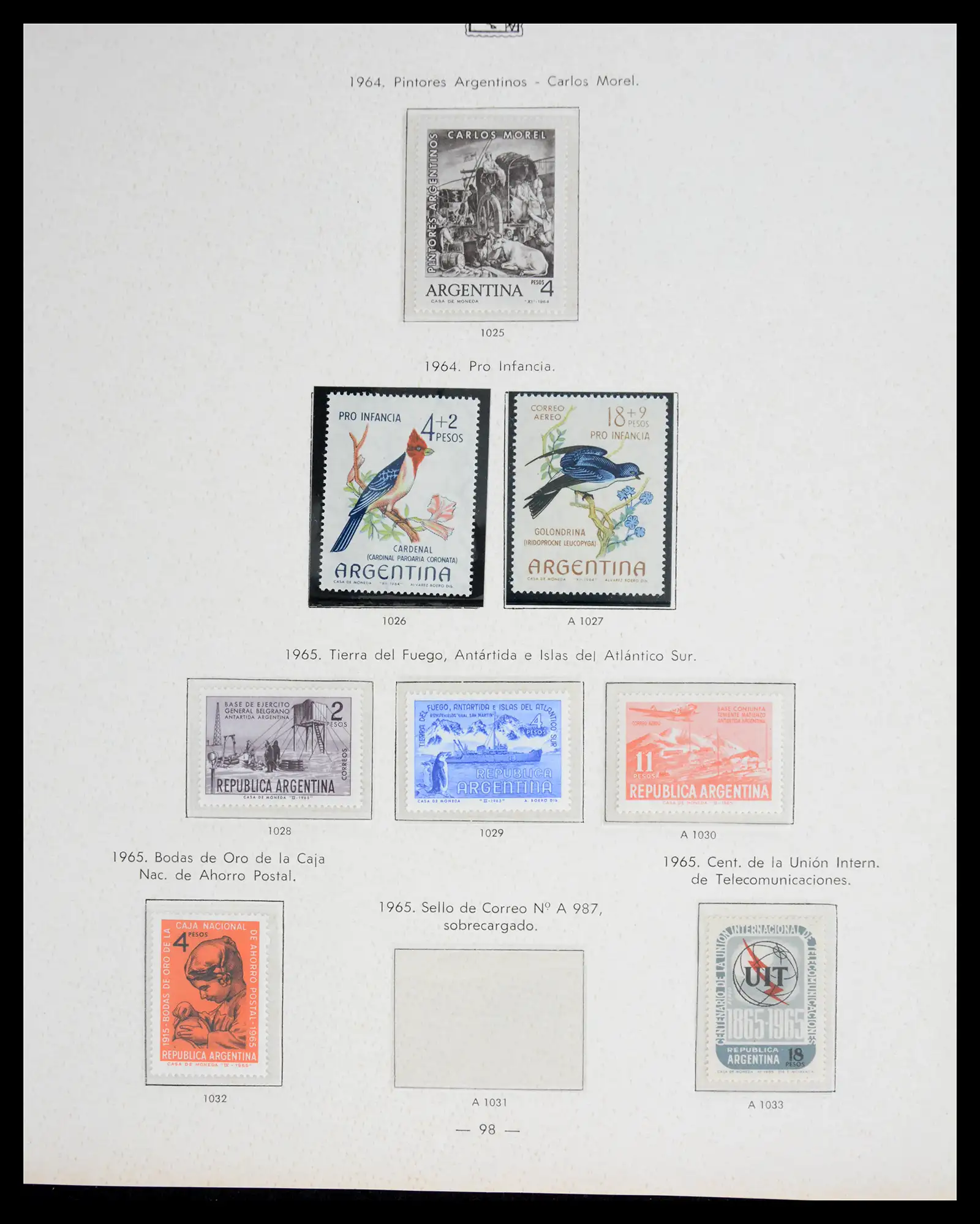 41040 0097 - Stamp collection 41040 Argentina 1856-1998.