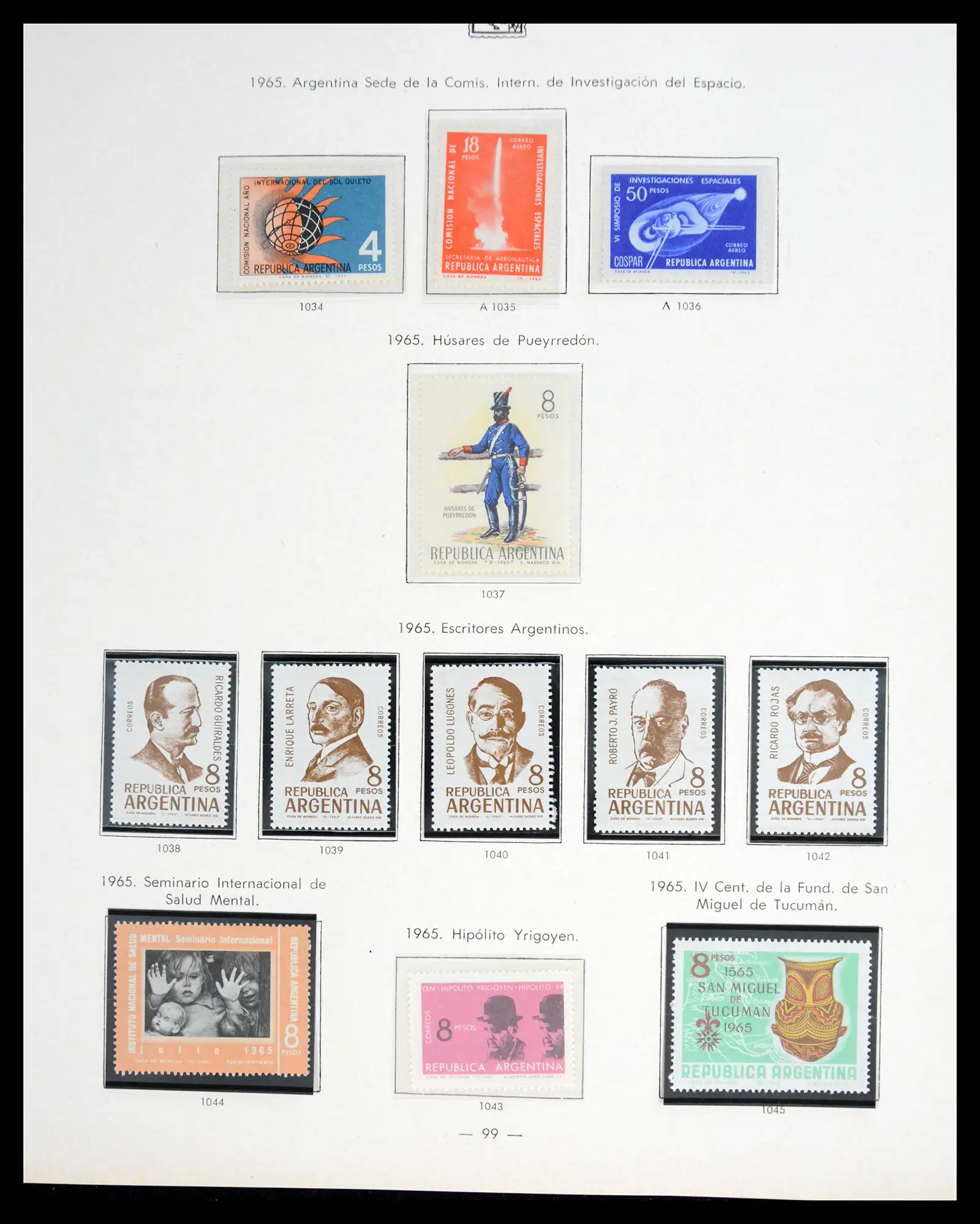 41040 0098 - Stamp collection 41040 Argentina 1856-1998.