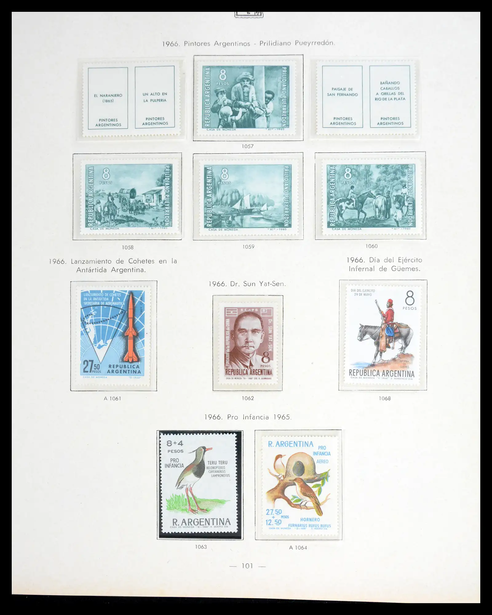 41040 0100 - Stamp collection 41040 Argentina 1856-1998.