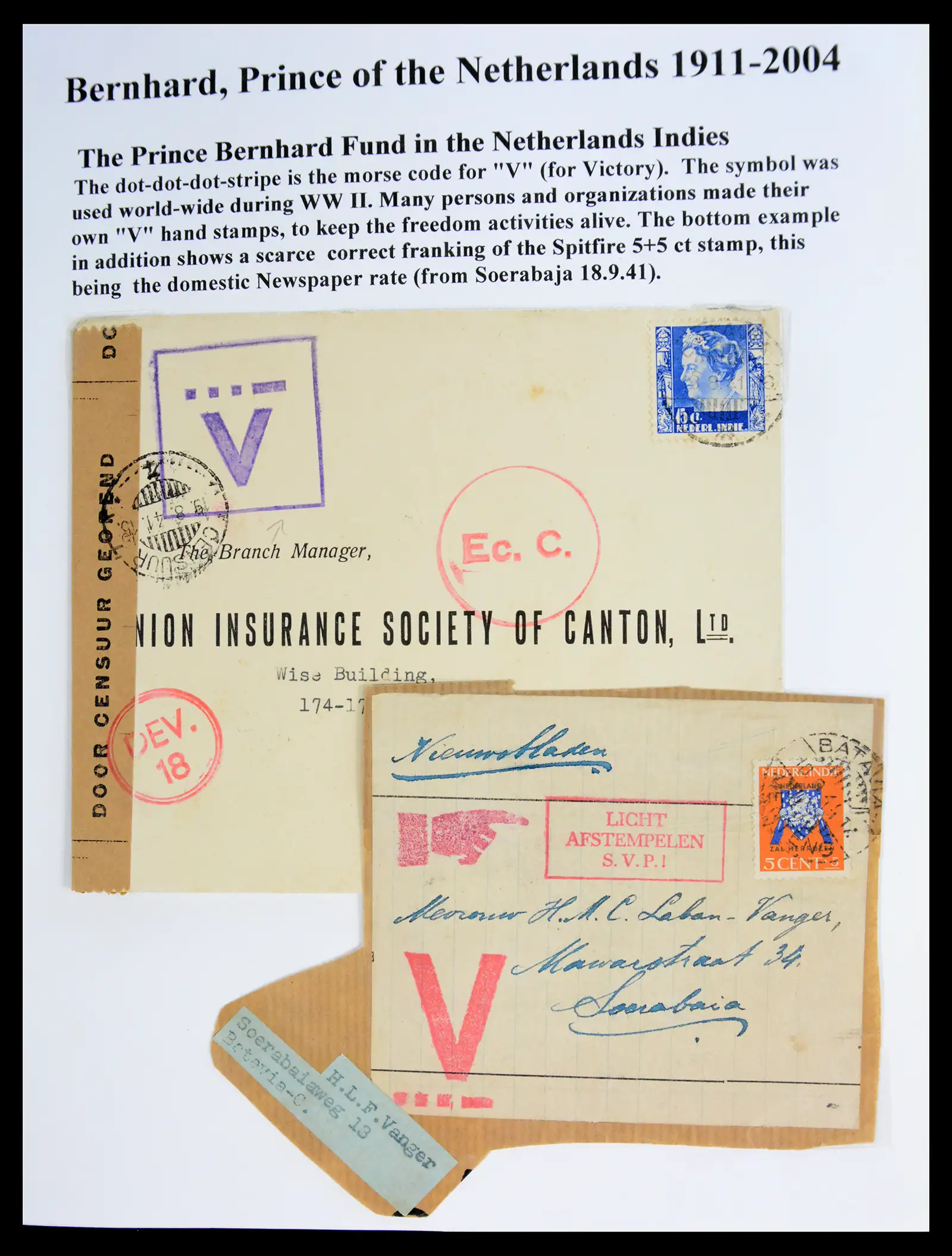 41045 0024 - Stamp collection 41045 Prins Bernhardt specialised collection 1911-2004.