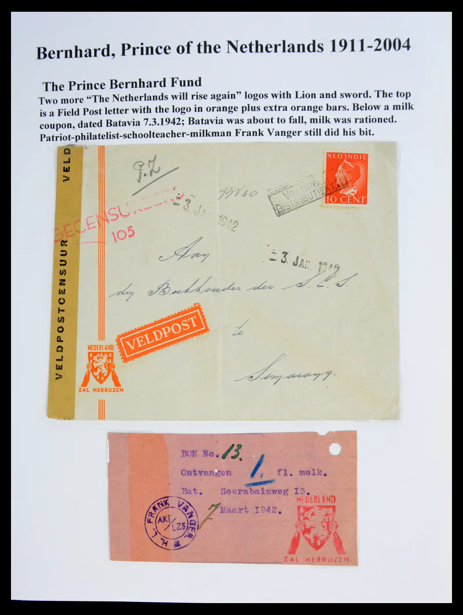 41045 0030 - Stamp collection 41045 Prins Bernhardt specialised collection 1911-2004.