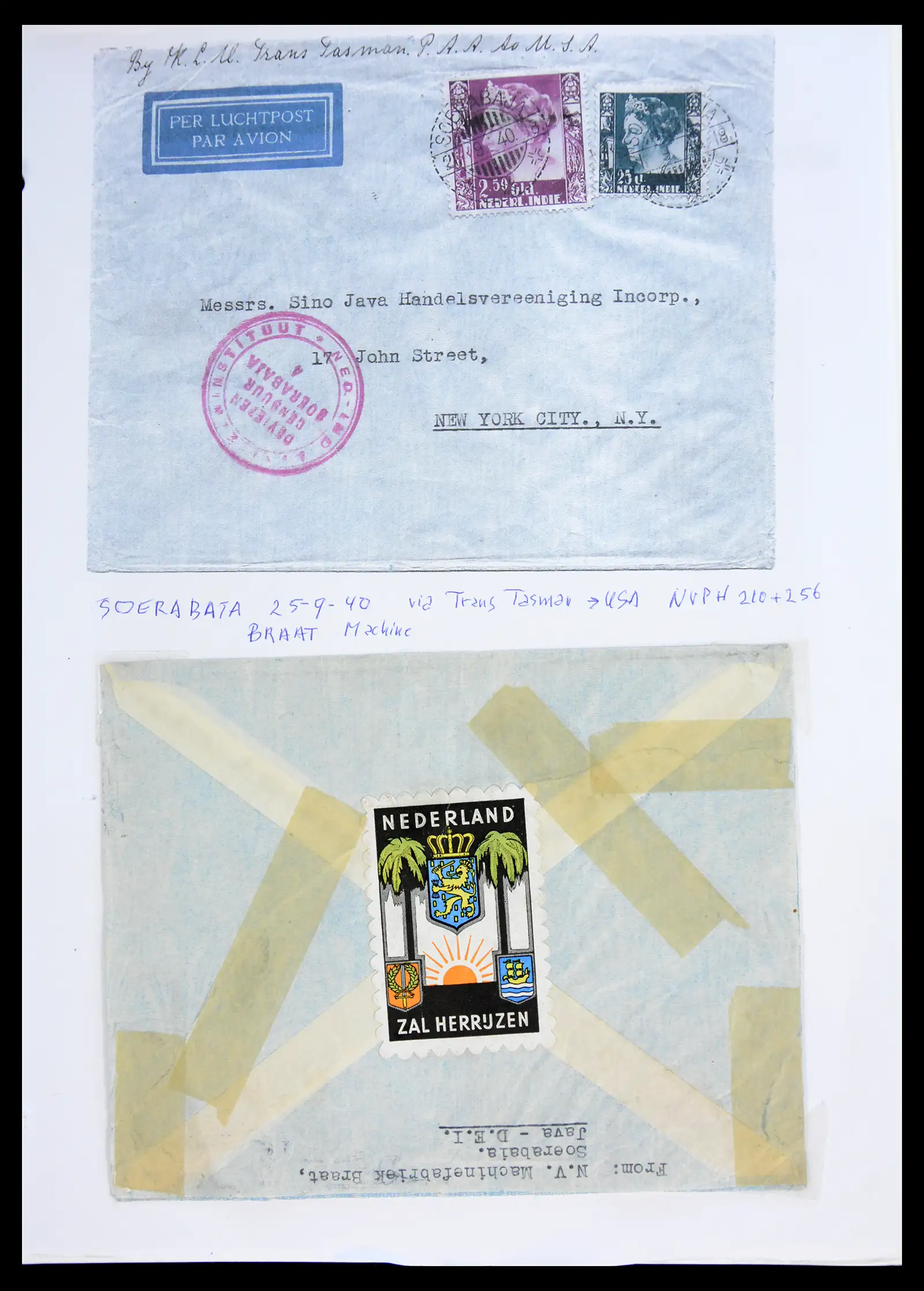 41045 0036 - Stamp collection 41045 Prins Bernhardt specialised collection 1911-2004.