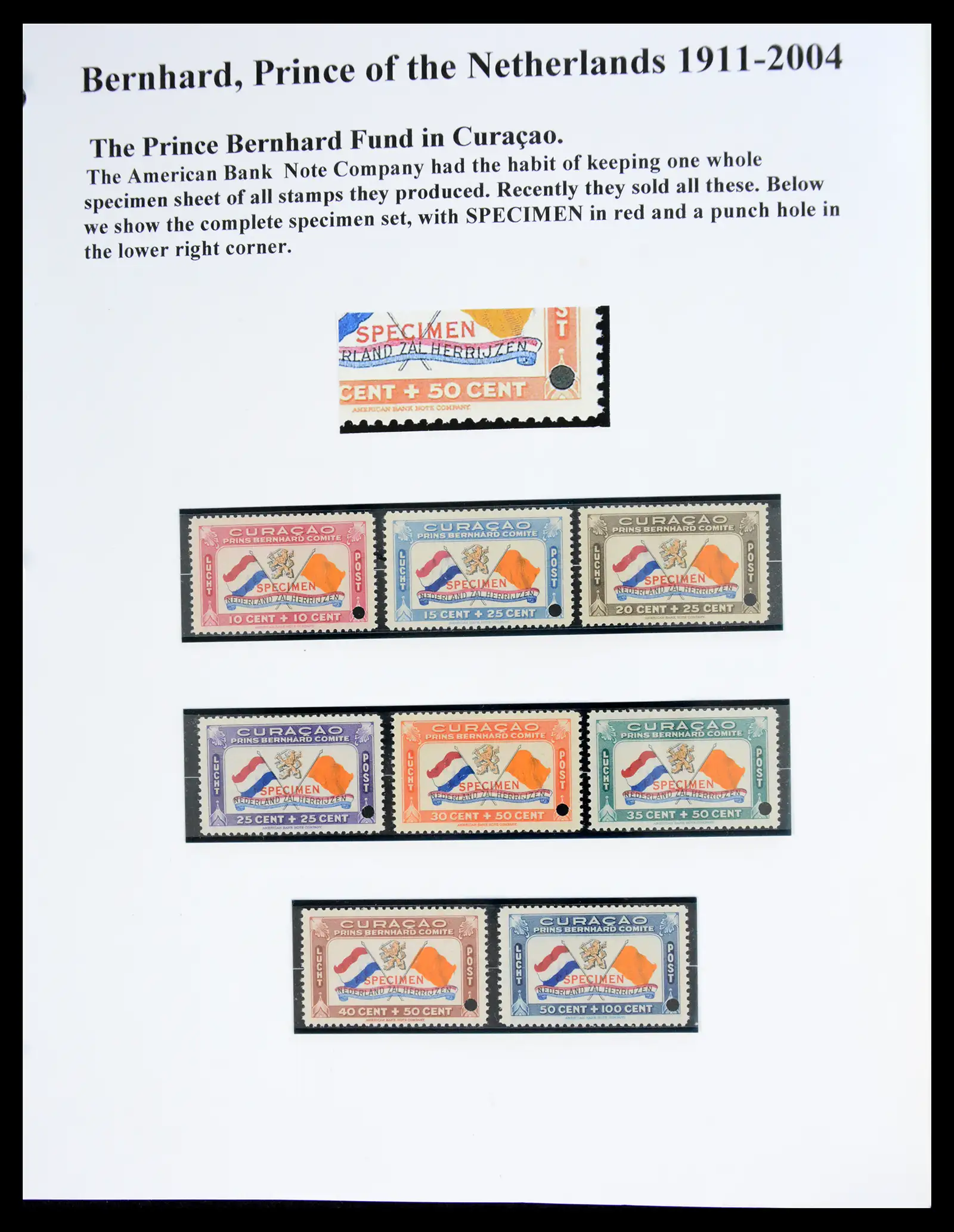 41045 0041 - Stamp collection 41045 Prins Bernhardt specialised collection 1911-2004.